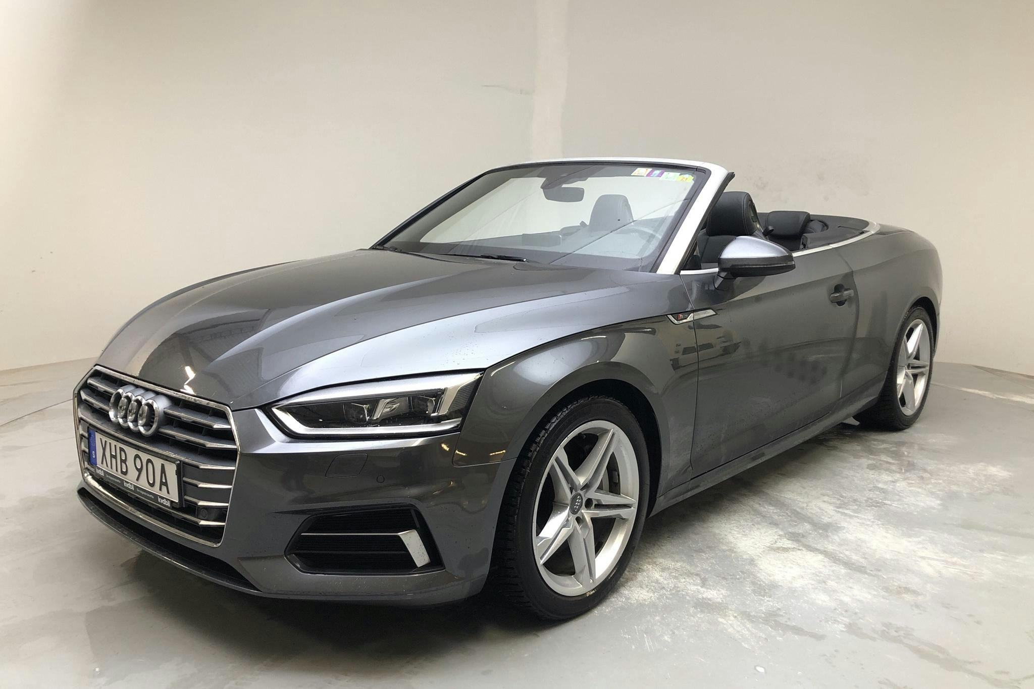 Audi A5 Cabriolet 2.0 TFSI (252hk) - 77 450 km - Automatic - gray - 2018