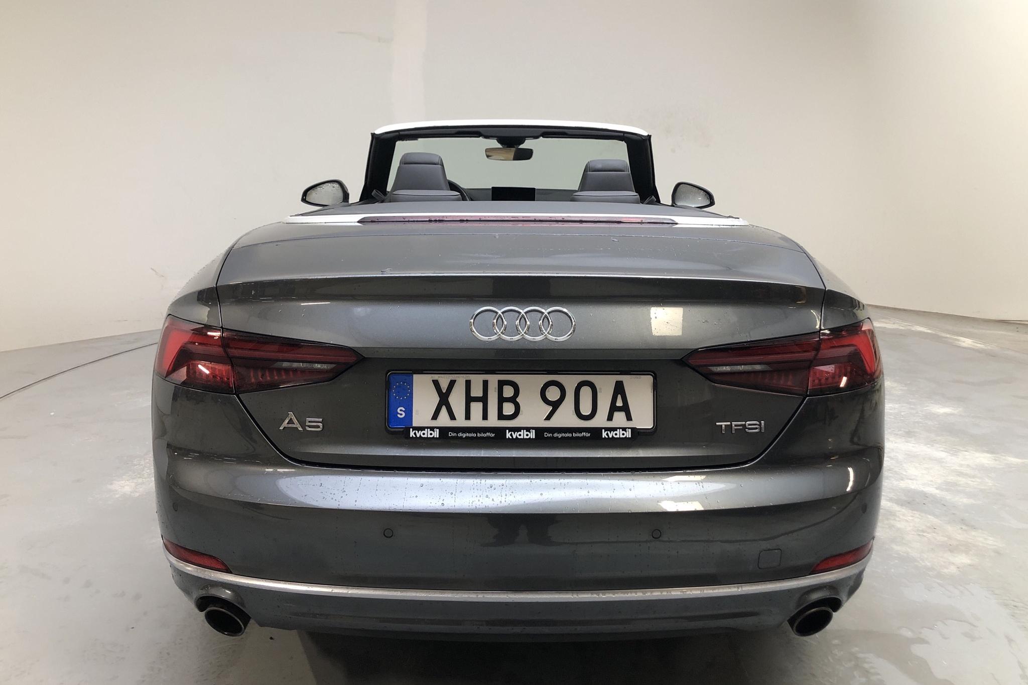 Audi A5 Cabriolet 2.0 TFSI (252hk) - 77 450 km - Automatic - gray - 2018