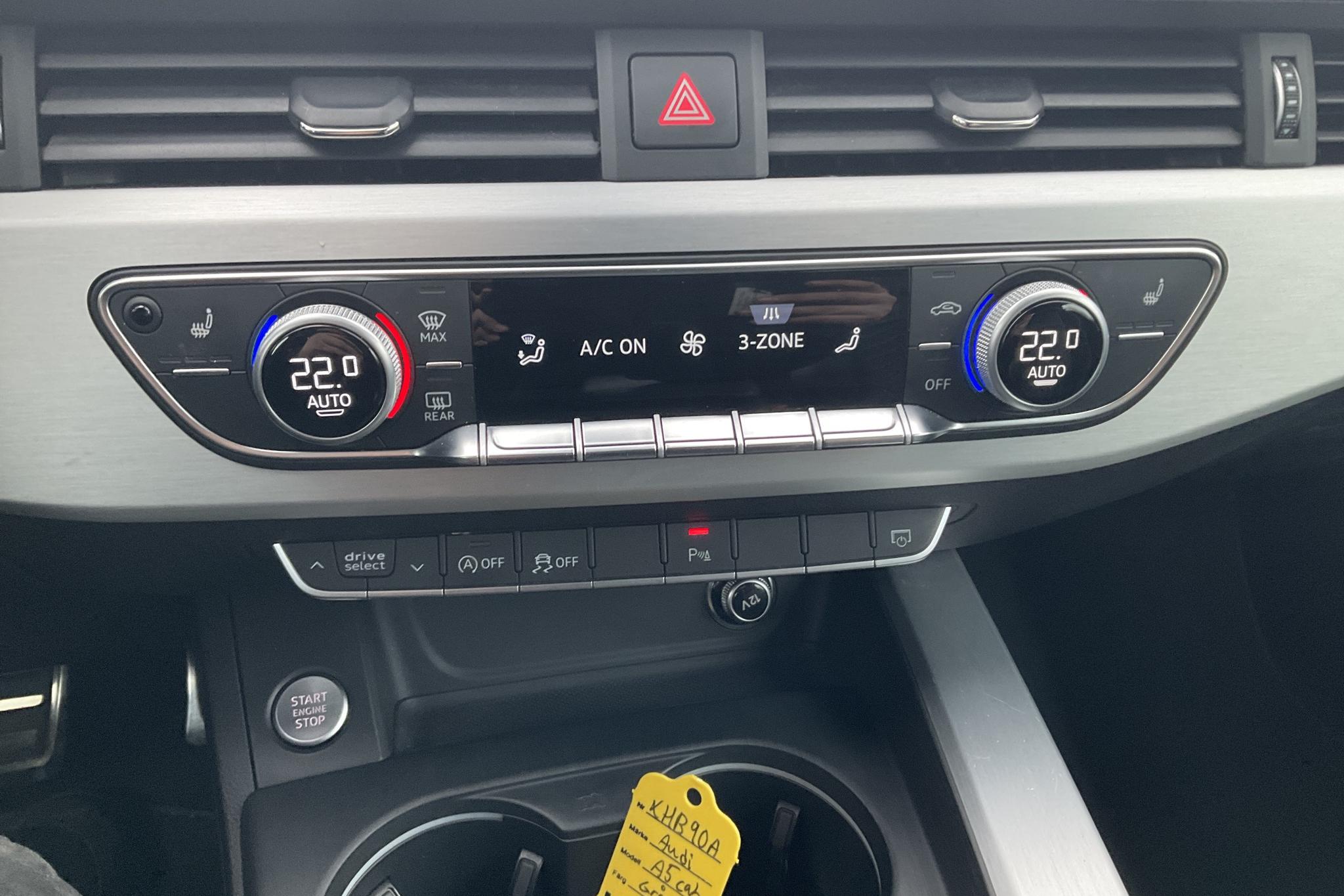 Audi A5 Cabriolet 2.0 TFSI (252hk) - 7 745 mil - Automat - grå - 2018