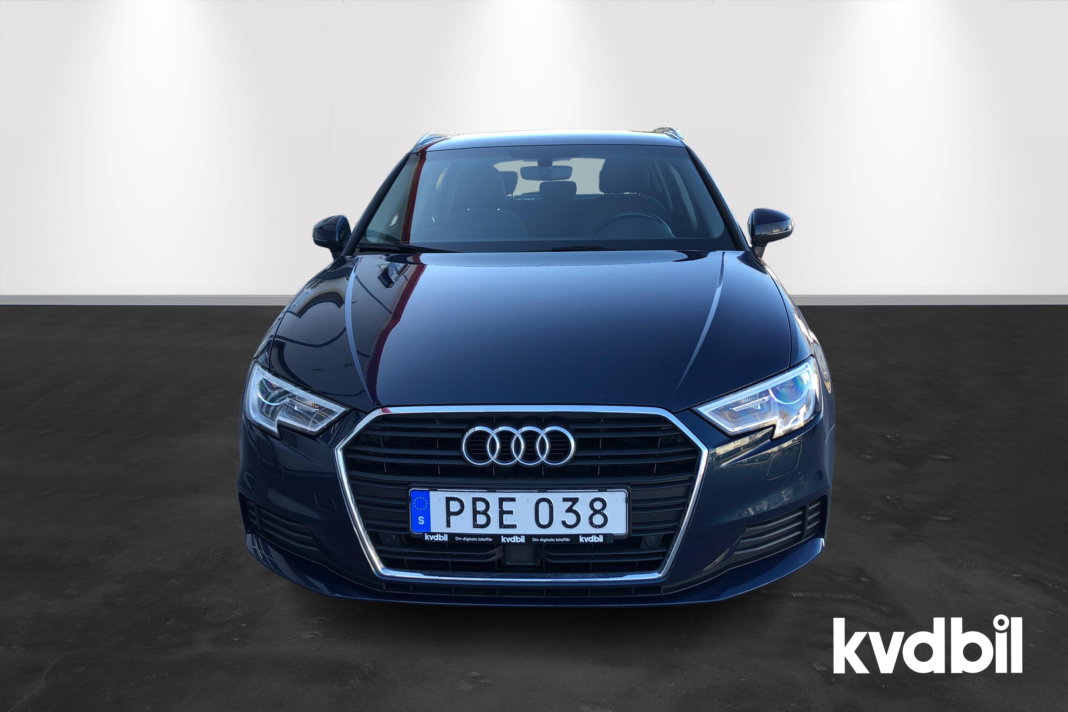 Audi A3 1.4 TFSI g-tron Sportback (110hk) - 101 260 km - Automatic - blue - 2018