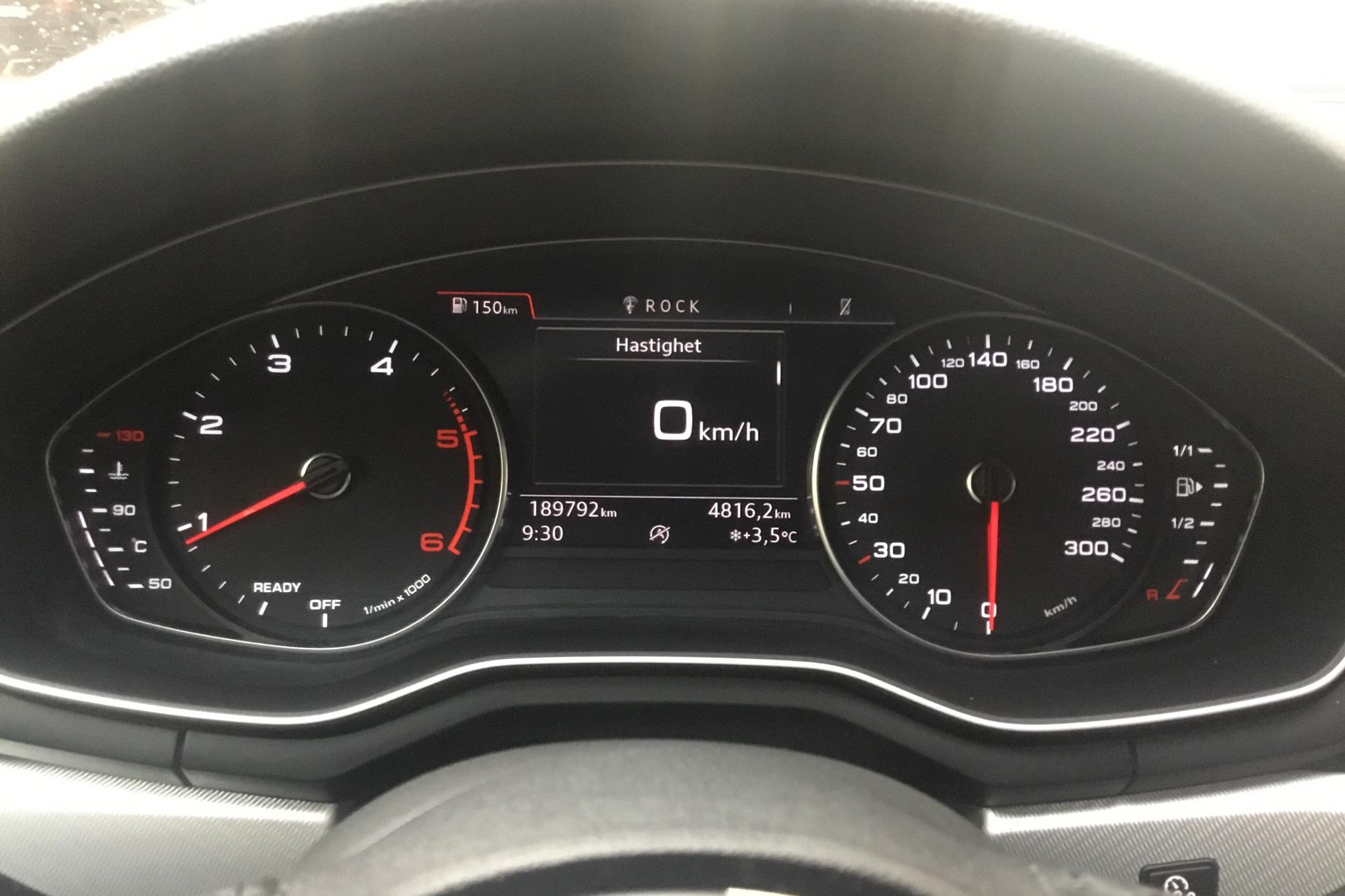 Audi A4 2.0 TDI Avant (150hk) - 18 979 mil - Manuell - svart - 2016