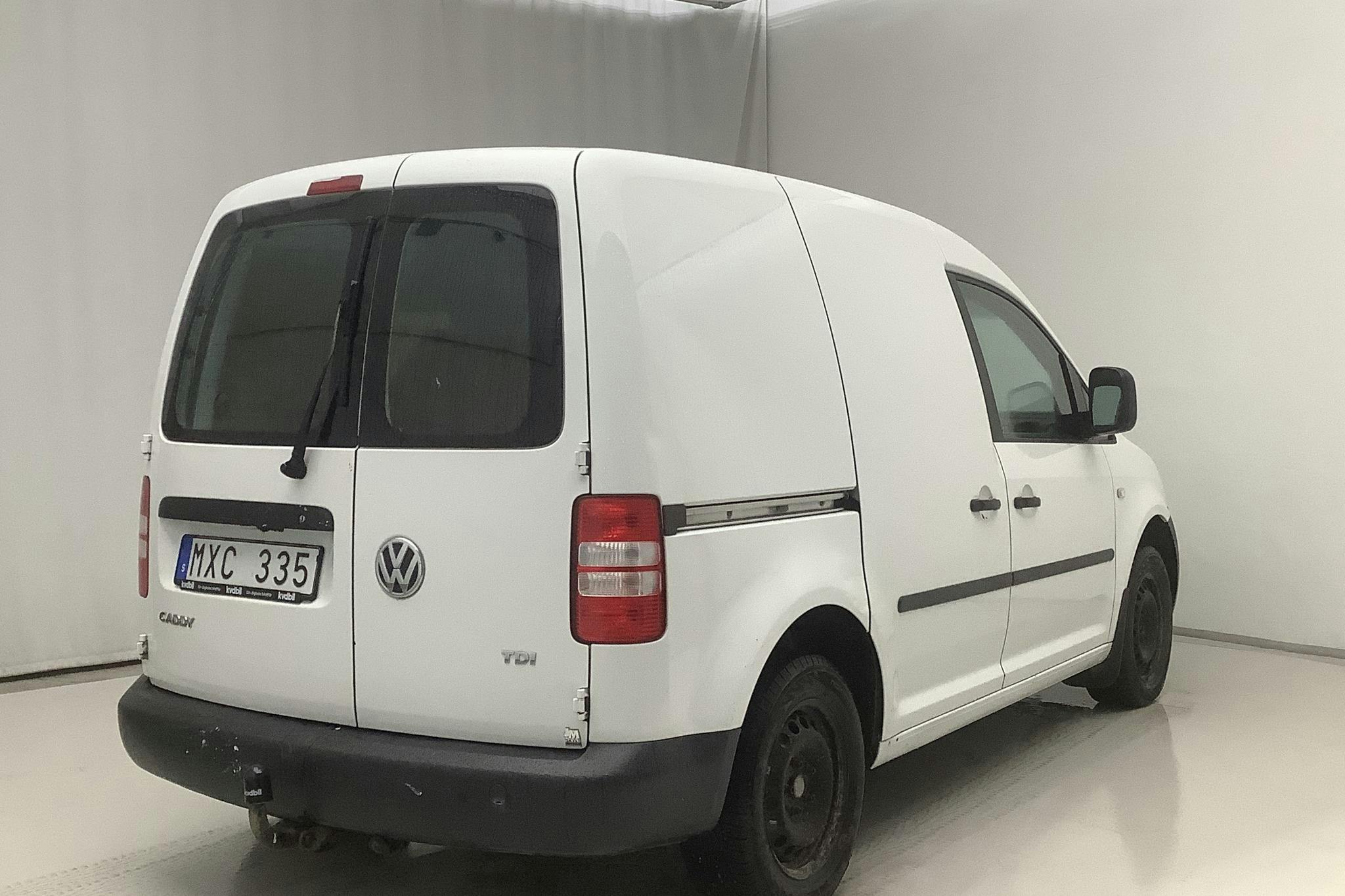 VW Caddy 1.6 TDI Skåp (75hk) - 15 604 mil - Manuell - vit - 2013