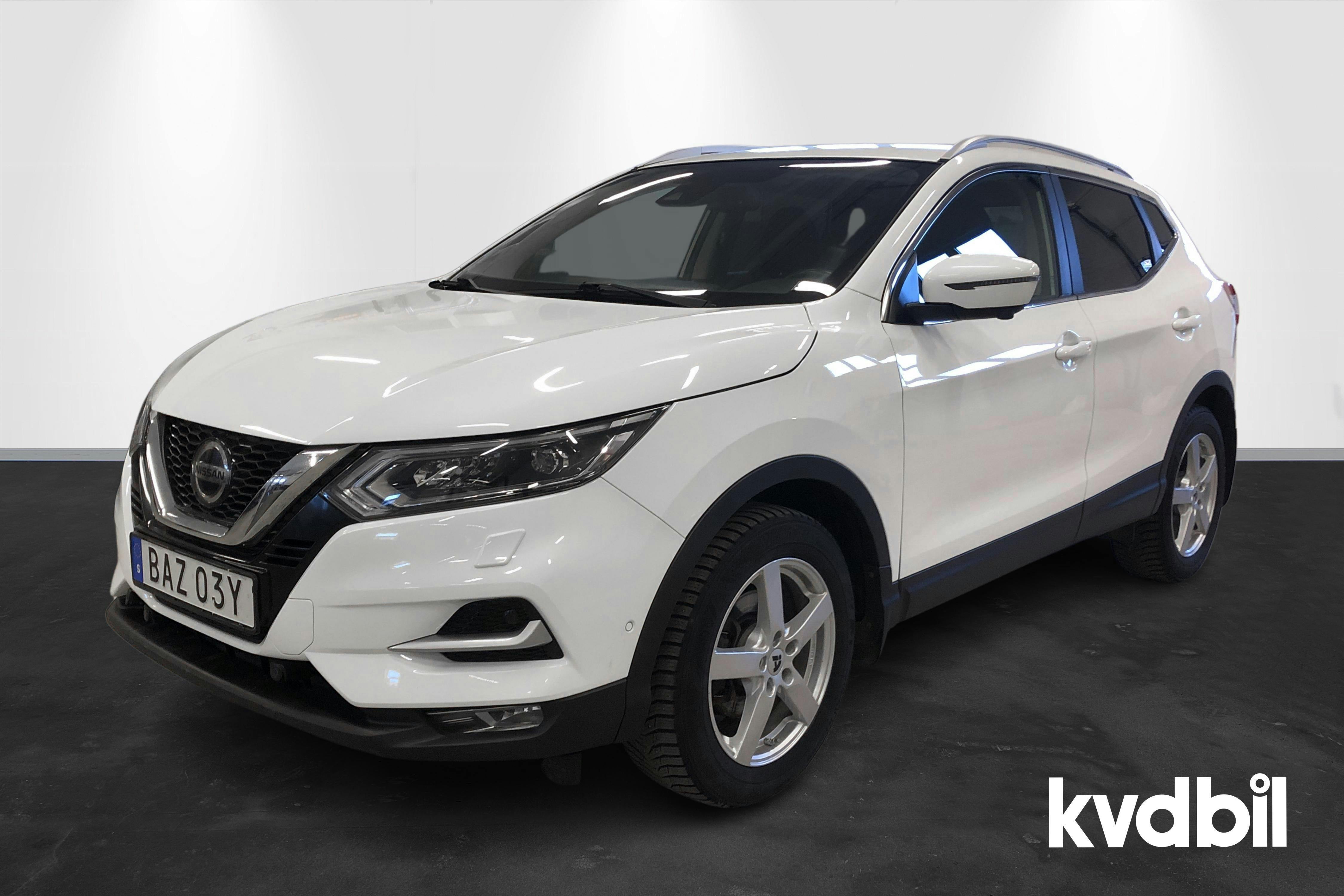 Nissan Qashqai 1.3 DIG-T (160hk) - 126 480 km - Automatic - white - 2019