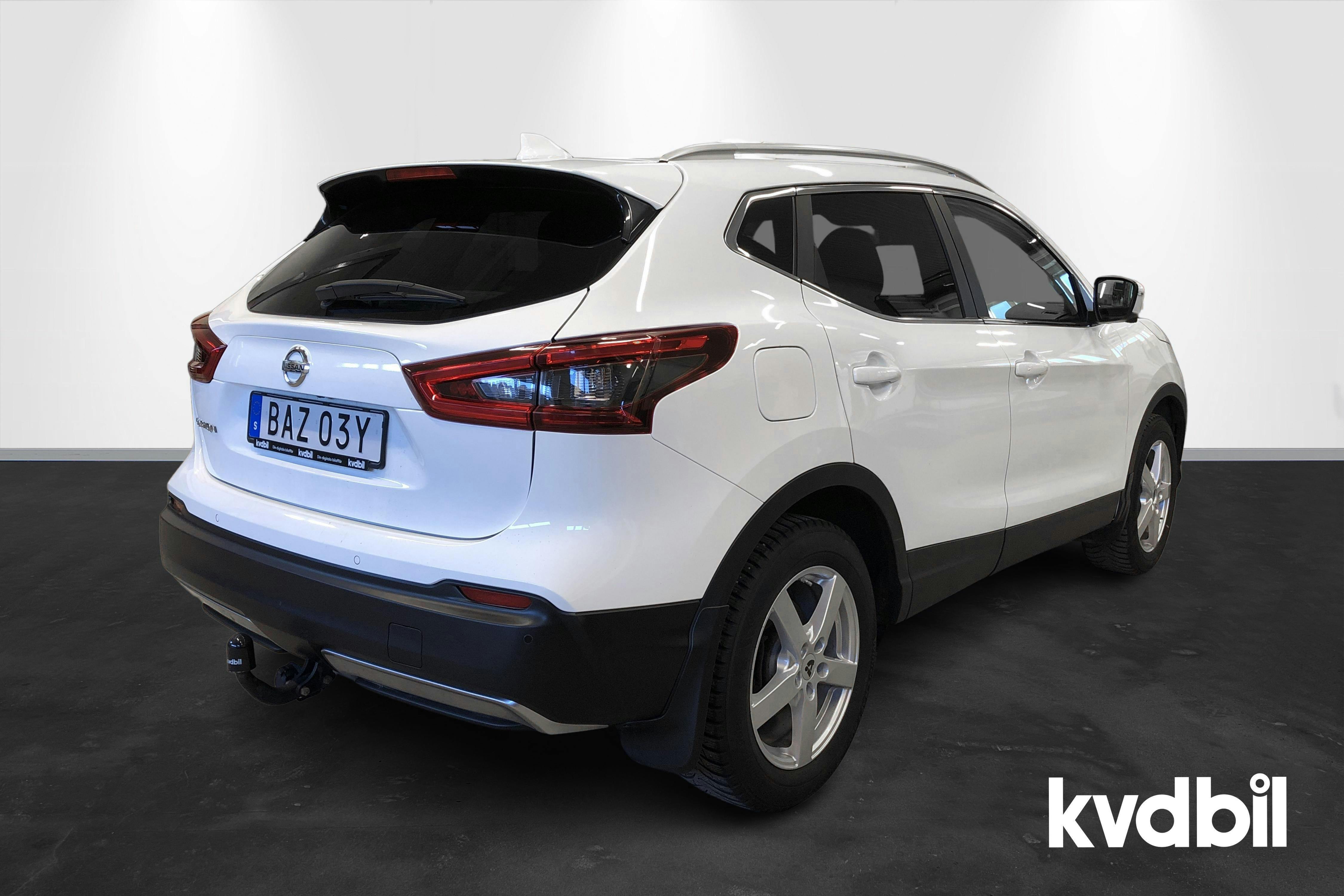 Nissan Qashqai 1.3 DIG-T (160hk) - 126 480 km - Automatic - white - 2019
