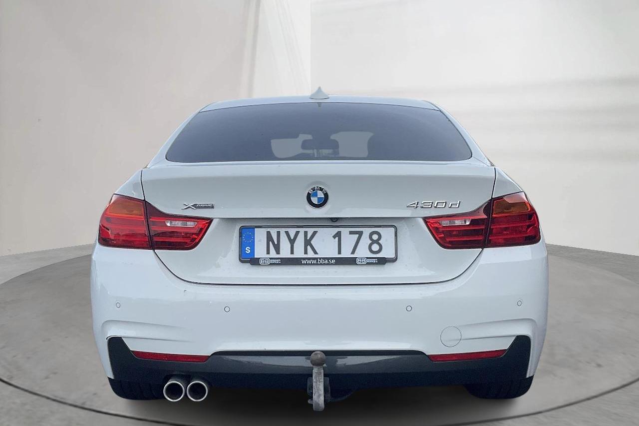 BMW 430d xDrive Gran Coupé, F36 (258hk) - 133 730 km - Automatyczna - biały - 2016