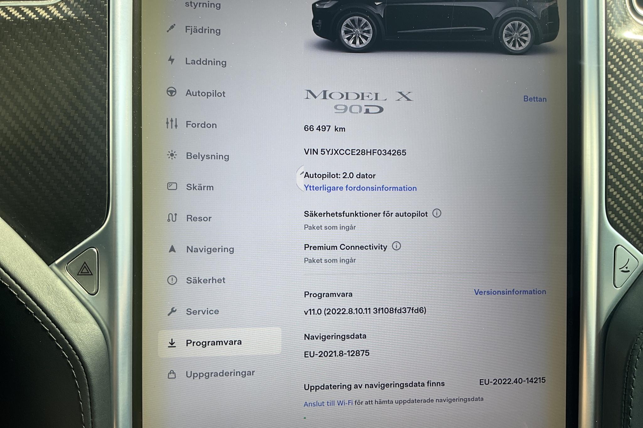 Tesla Model X 90D - 66 520 km - Automatic - black - 2017