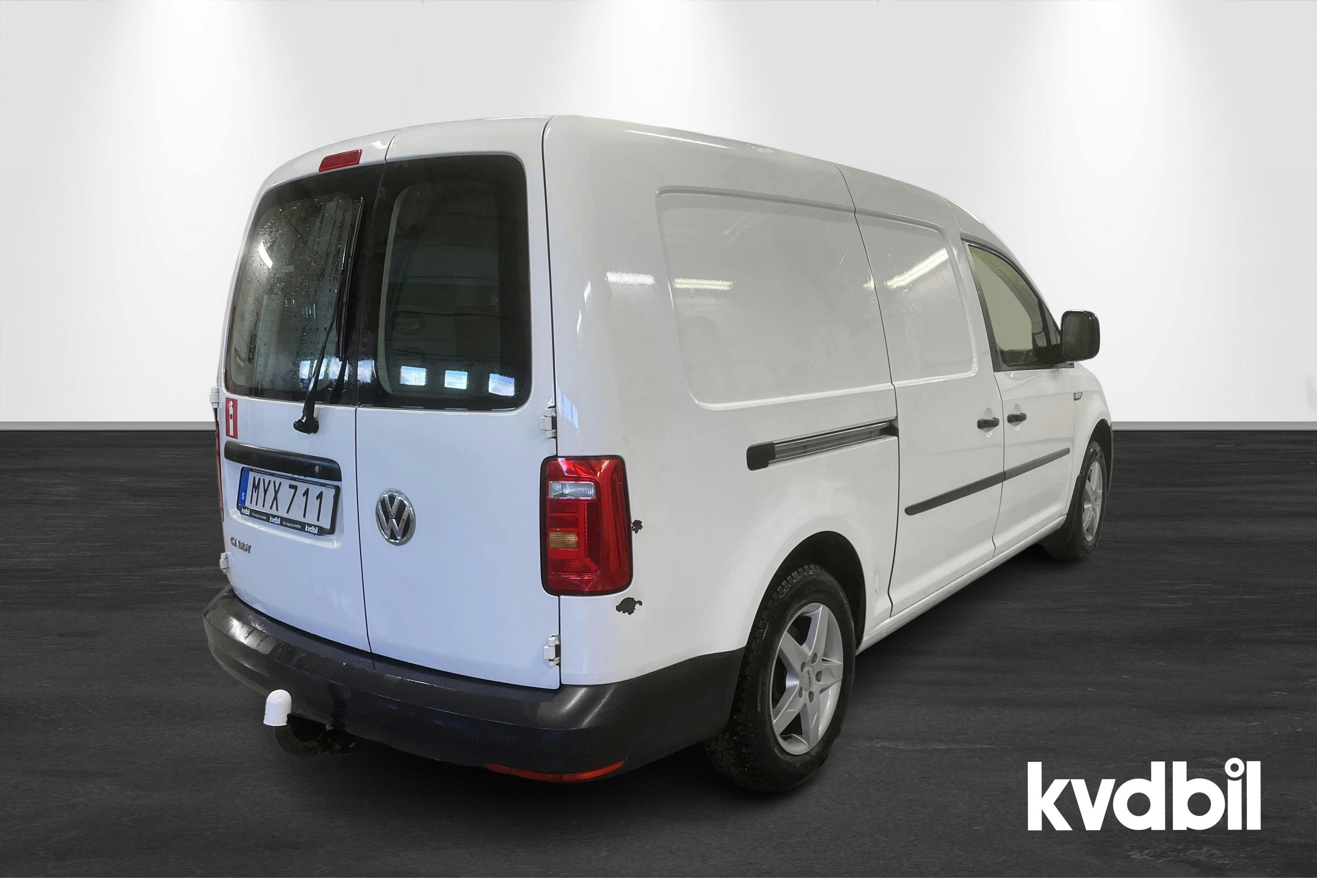 VW Caddy 2.0 TDI Maxi Skåp (102hk) - 12 732 mil - Automat - vit - 2017