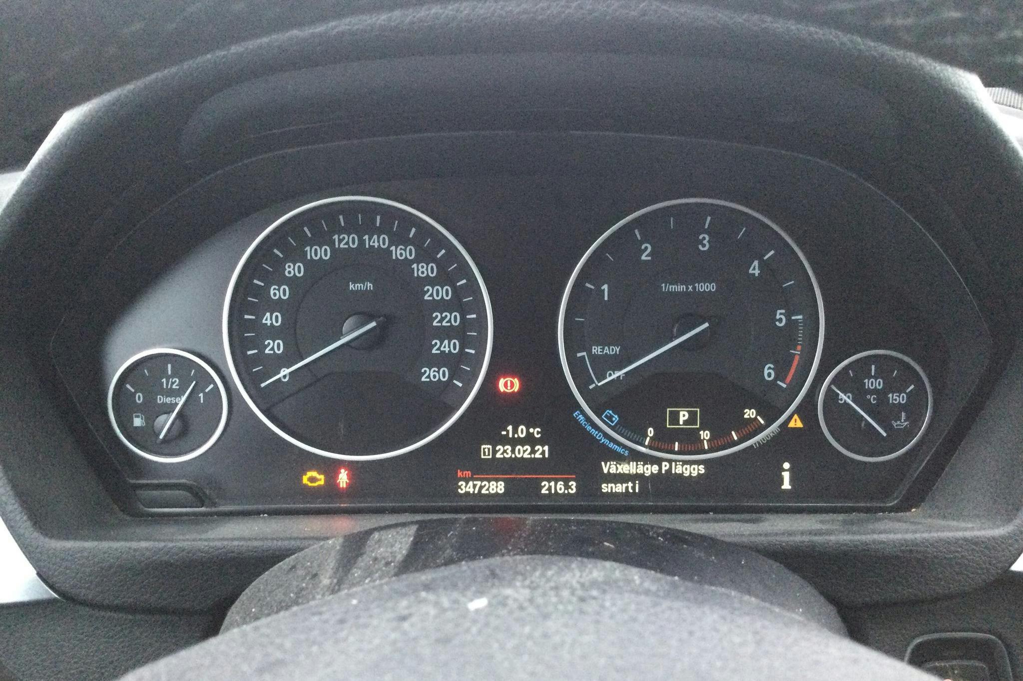 BMW 320d GT xDrive, F34 (184hk) - 34 728 mil - Automat - svart - 2015