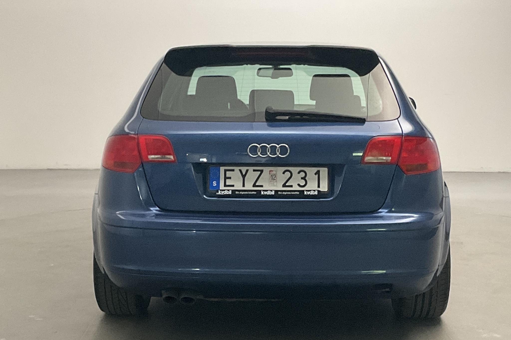 Audi A3 2.0 TDI Sportback quattro (140hk) - 26 584 mil - Manuell - Light Blue - 2007
