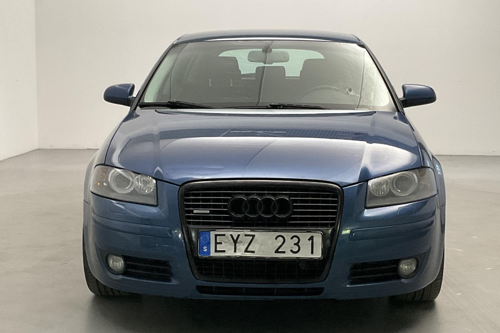 Audi A3 2.0 TDI Sportback quattro (140hk) - 265 840 km - Manual - Light Blue - 2007