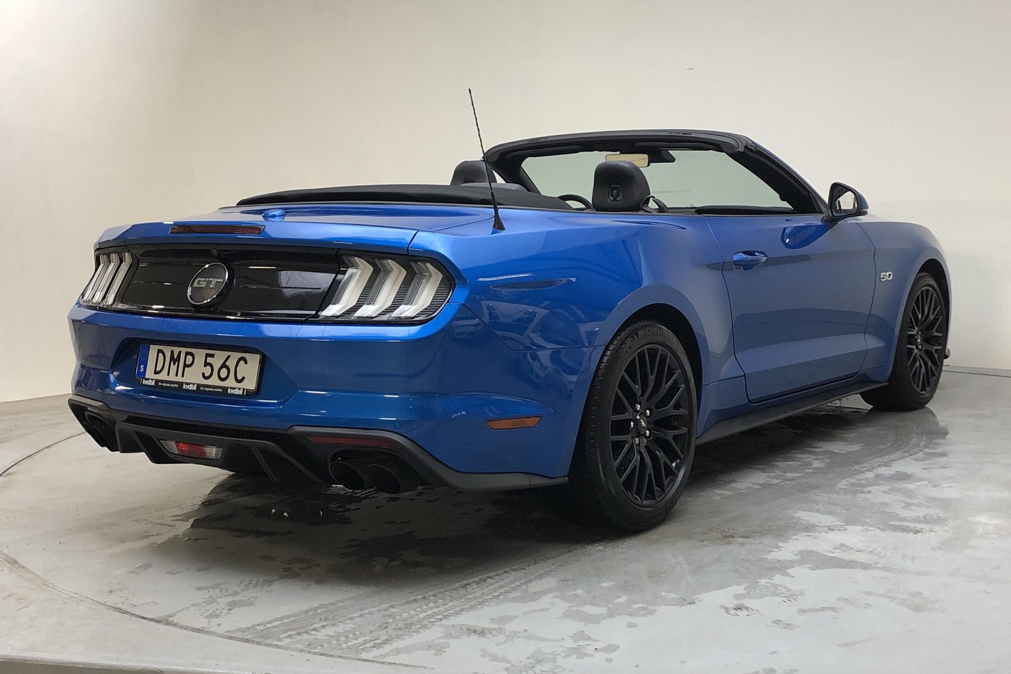 Ford Mustang GT V8 Convertible (450hk) - 110 410 km - Automatic - blue - 2019