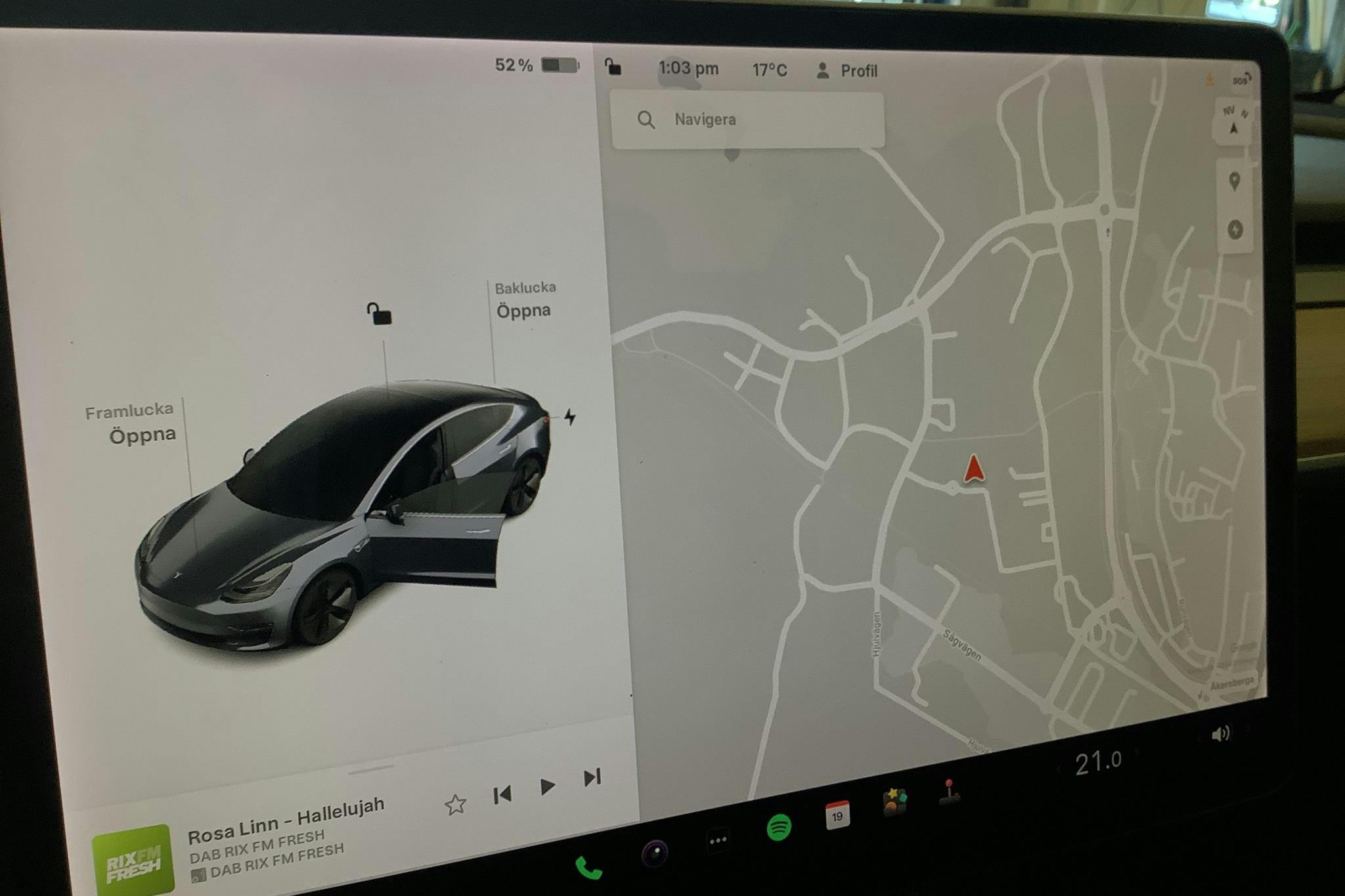 Tesla Model 3 Long Range Dual Motor AWD - 16 319 mil - Automat - grå - 2019