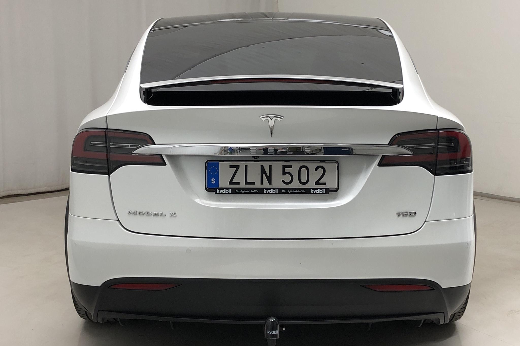 Tesla Model X 75D - 59 490 km - Automatic - white - 2018