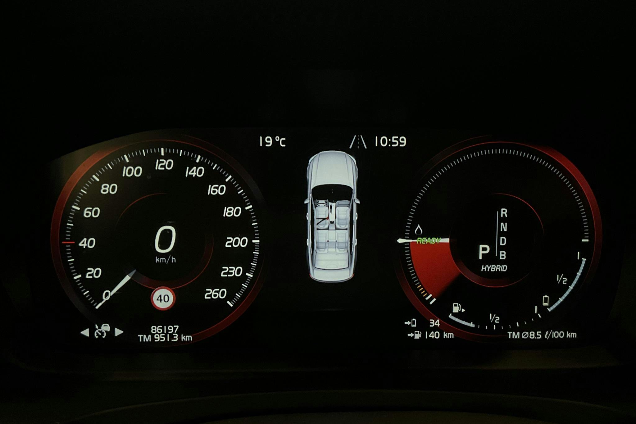 Volvo S90 T8 AWD Twin Engine (390hk) - 8 618 mil - Automat - svart - 2019