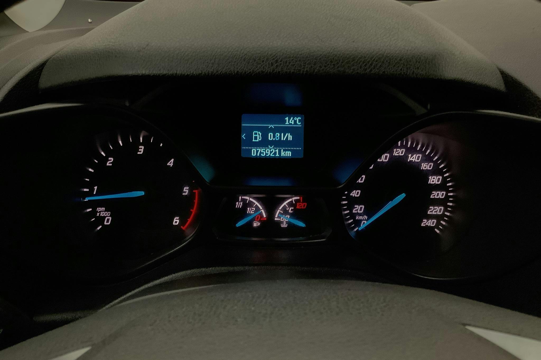 Ford Tourneo Connect 1.5 TDCi (100hk) - 7 592 mil - Manuell - vit - 2017
