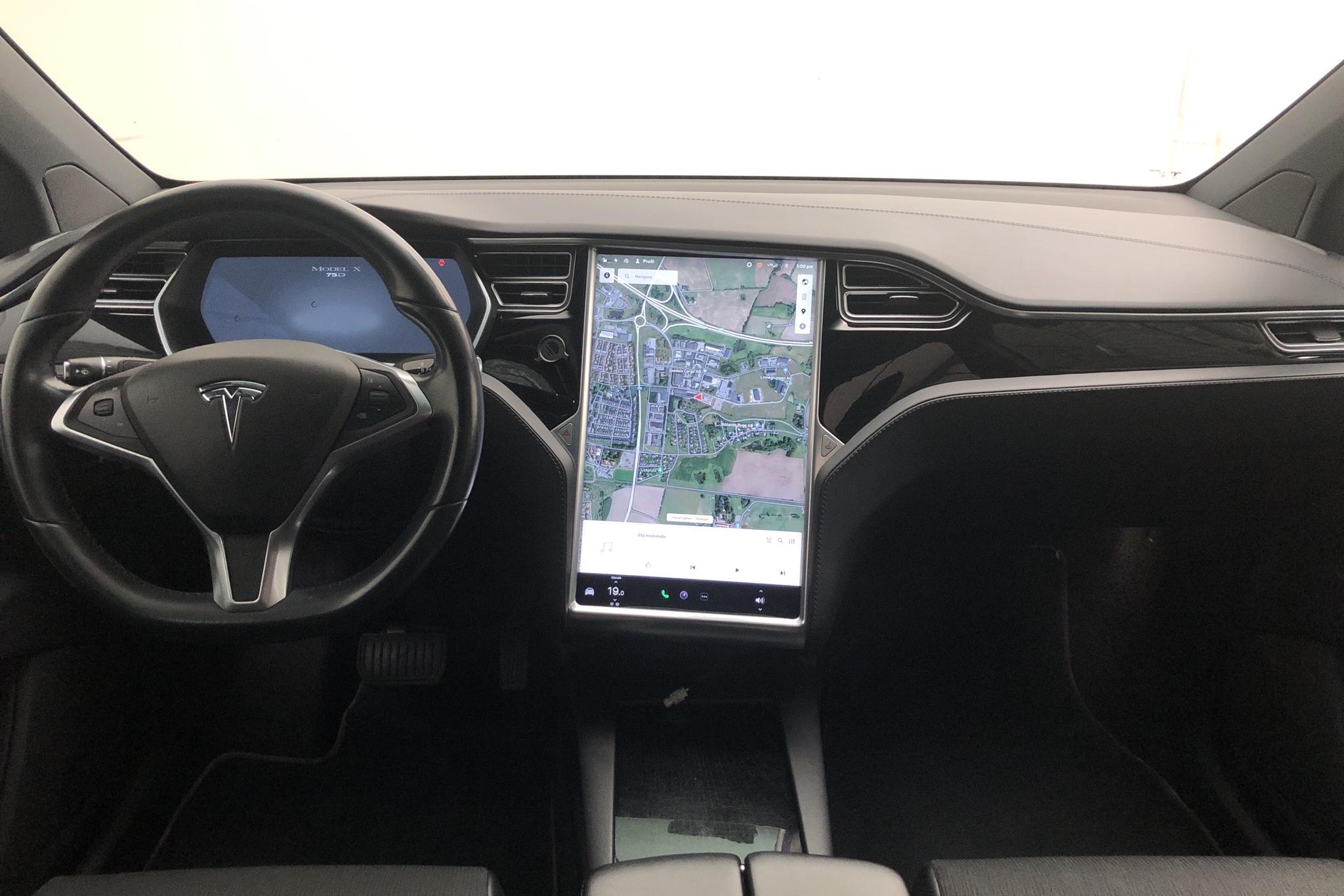 Tesla Model X 75D - 14 085 mil - Automat - blå - 2017