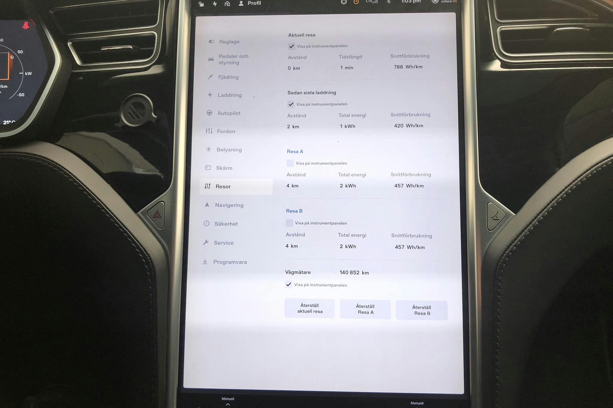 Tesla Model X 75D - 140 850 km - Automatic - blue - 2017