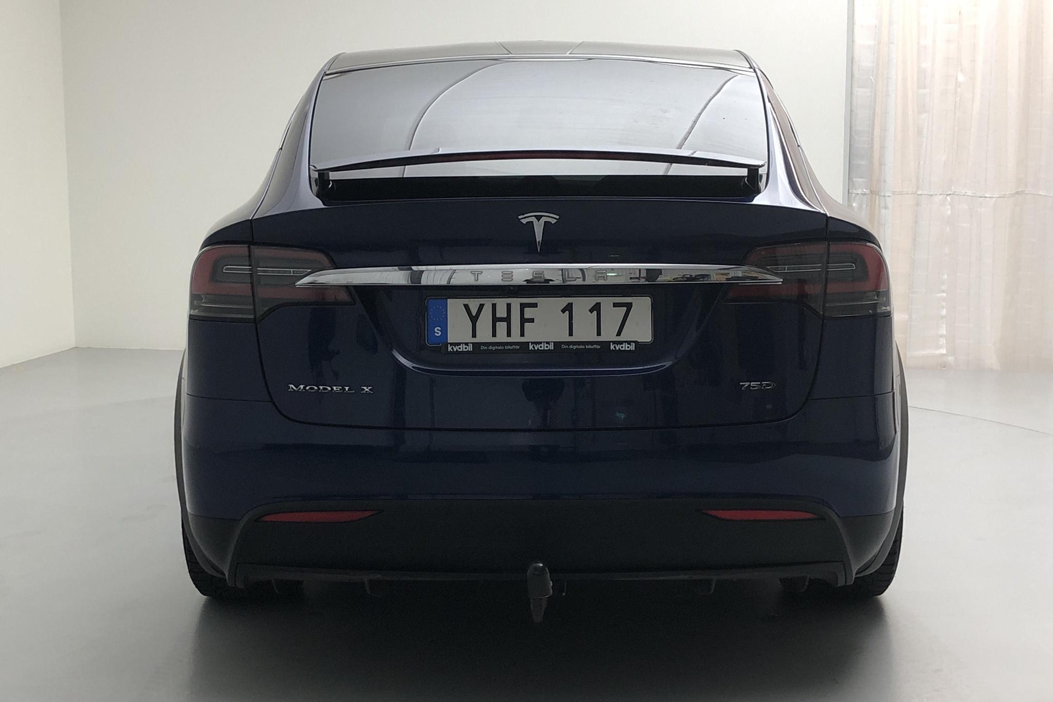Tesla Model X 75D - 140 850 km - Automatic - blue - 2017