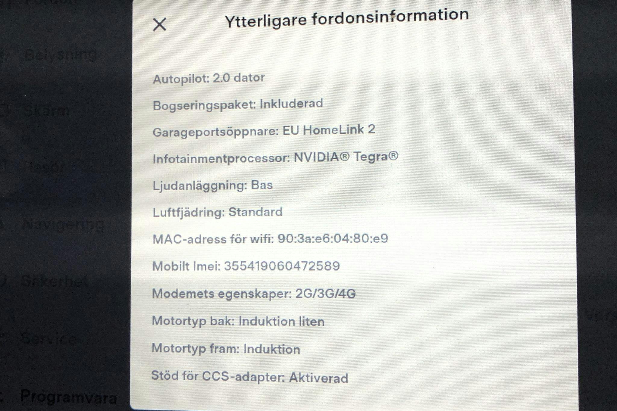 Tesla Model X 75D - 140 850 km - Automatic - blue - 2017