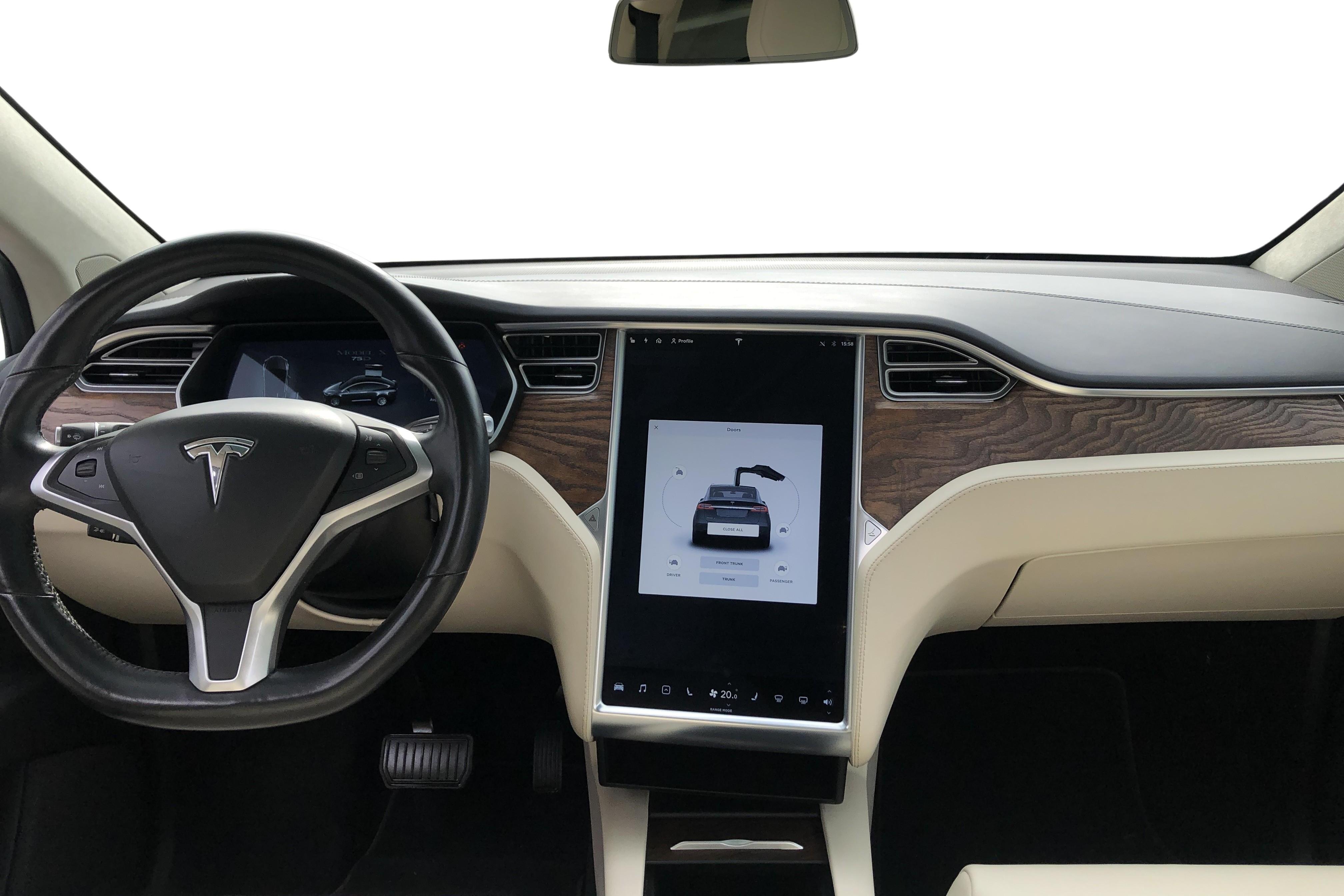 Tesla Model X 75D - 64 380 km - Automatic - Dark Grey - 2018