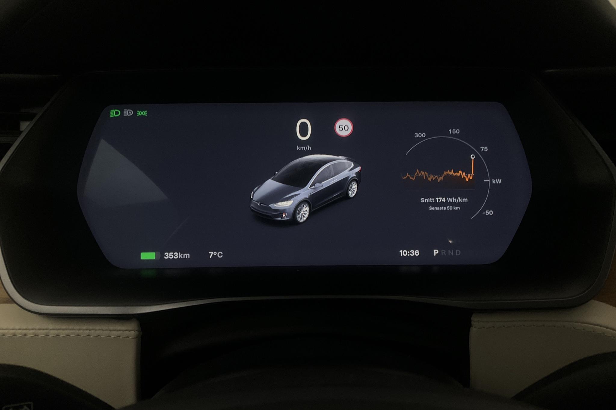 Tesla MODEL X Long Range AWD - 118 840 km - Automatic - gray - 2019