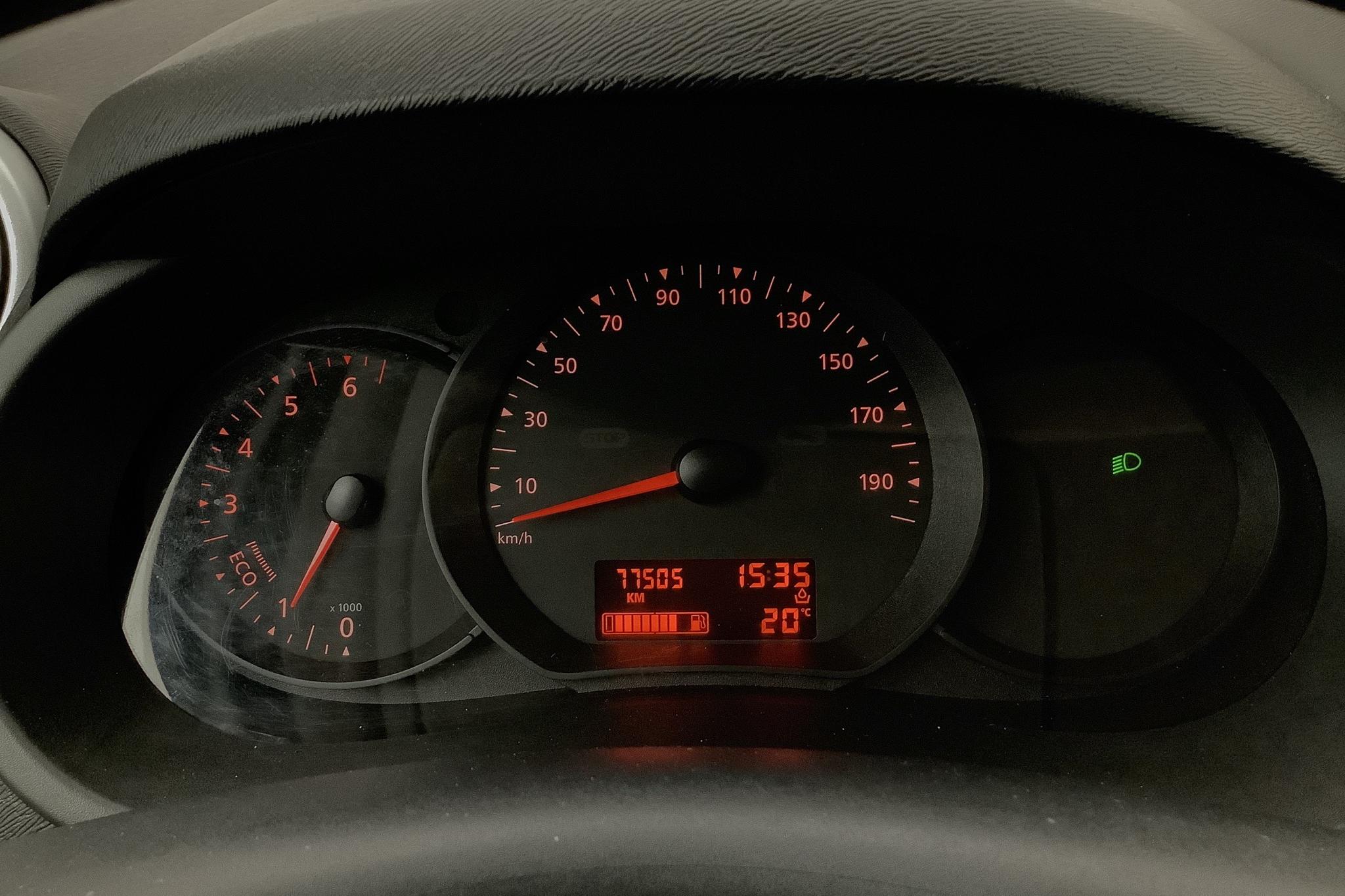 Renault Kangoo 1.5 dCi Skåp (75hk) - 7 751 mil - Manuell - vit - 2017