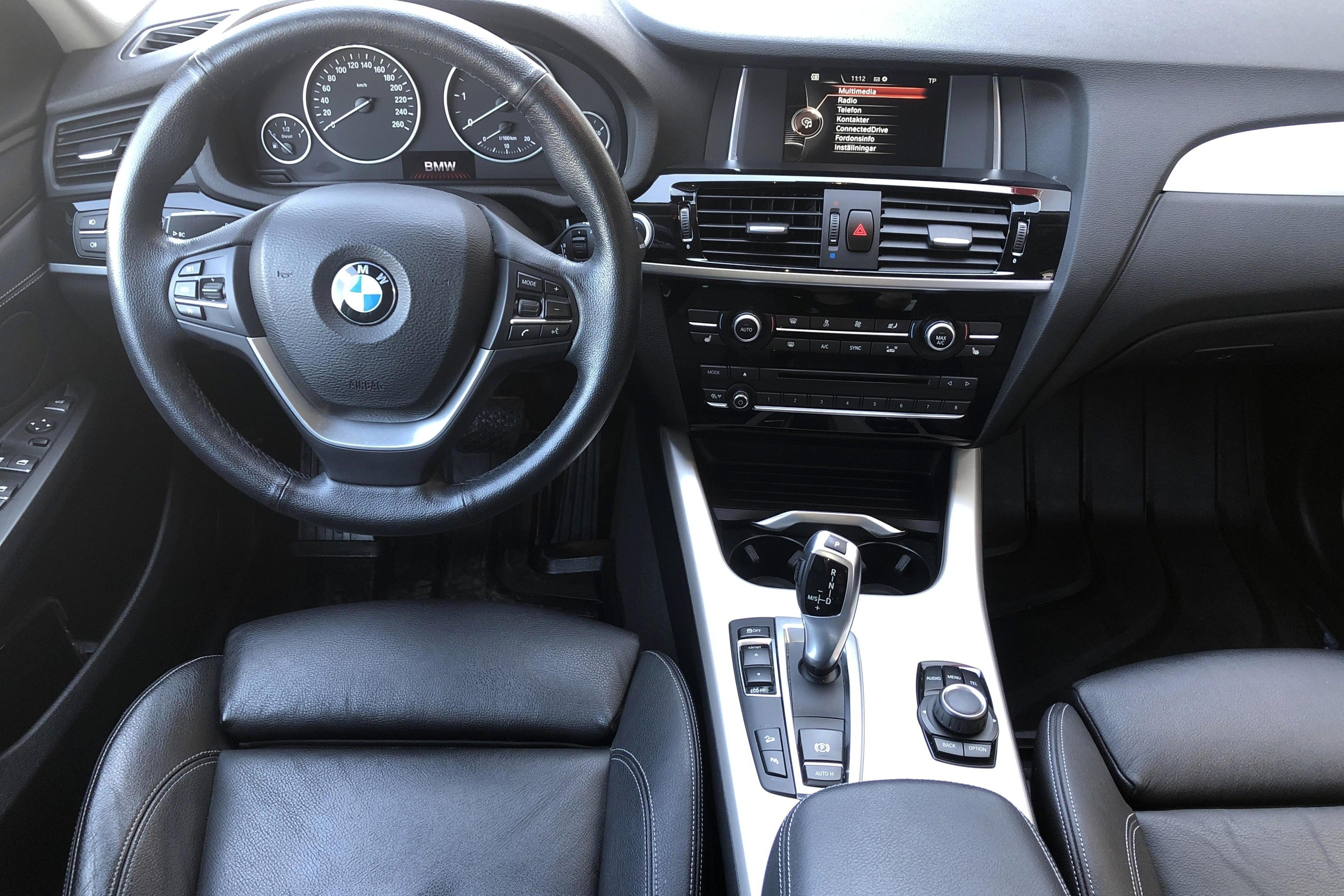 BMW X3 xDrive20d, F25 (190hk) - 69 770 km - Automatic - black - 2017