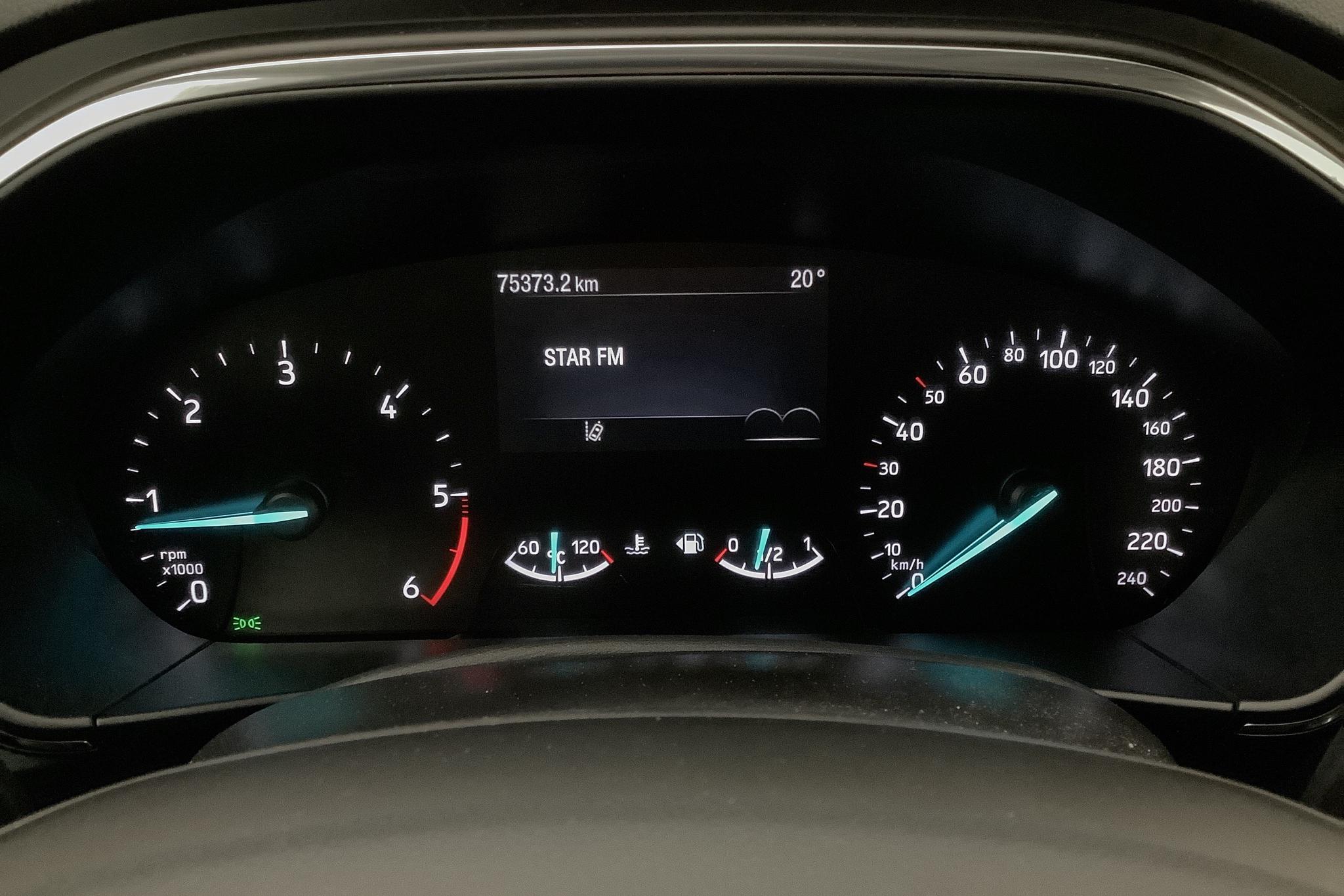 Ford Focus 1.5 TDCi Kombi (120hk) - 7 537 mil - Manuell - vit - 2019