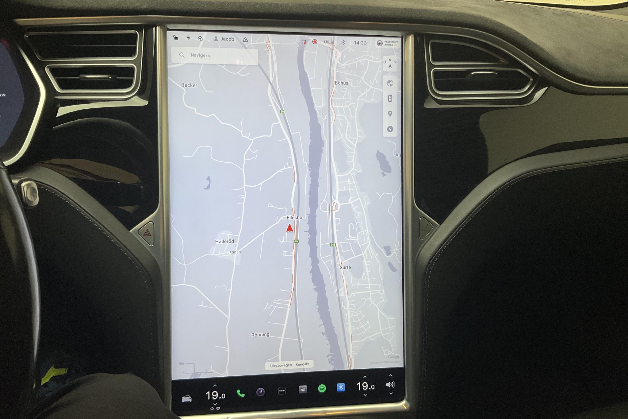 Tesla Model S 90D (428hk) - 234 750 km - Automatic - red - 2016