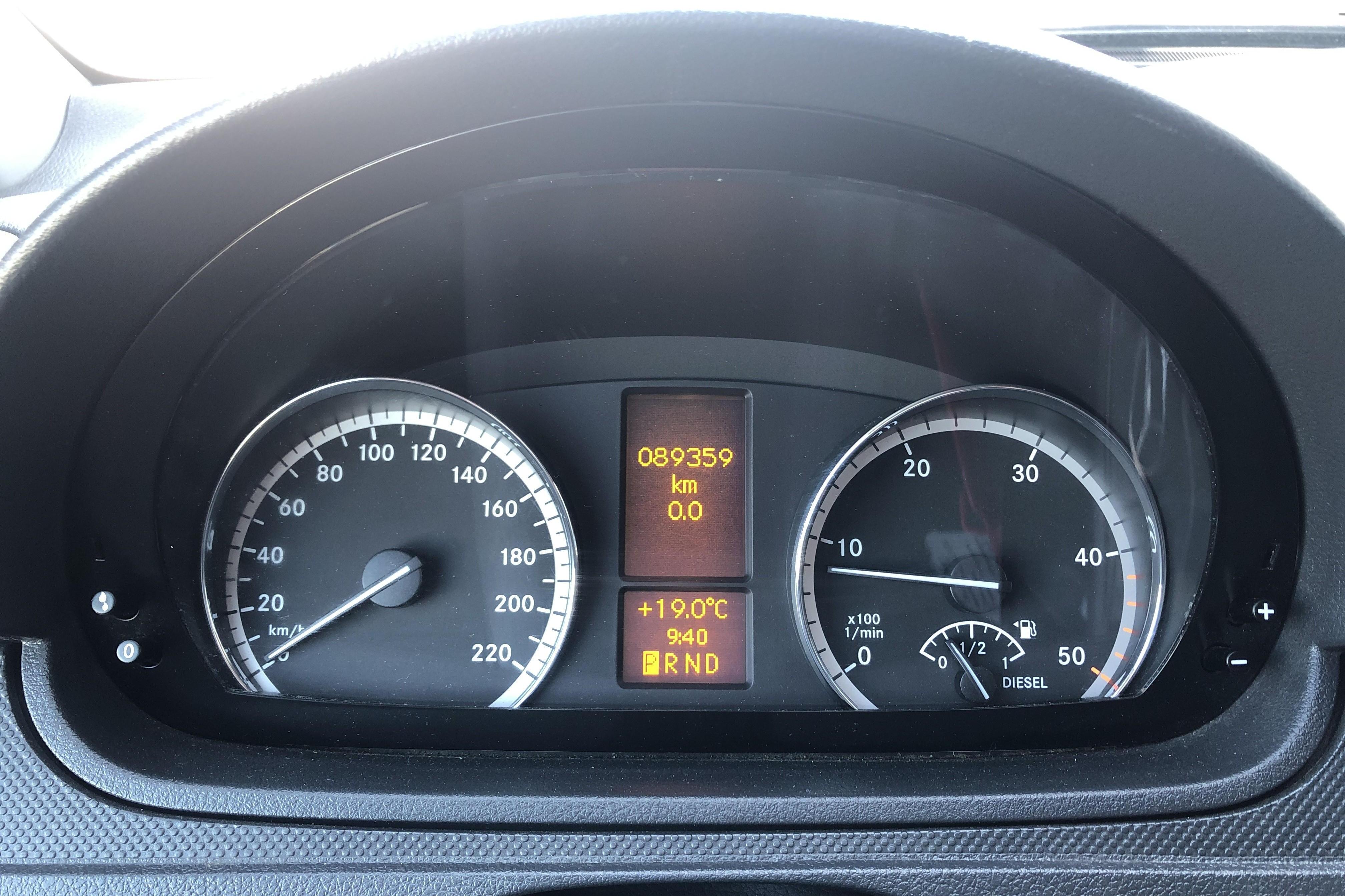 Mercedes Vito 113 CDI W639 (136hk) - 8 934 mil - Automat - vit - 2013
