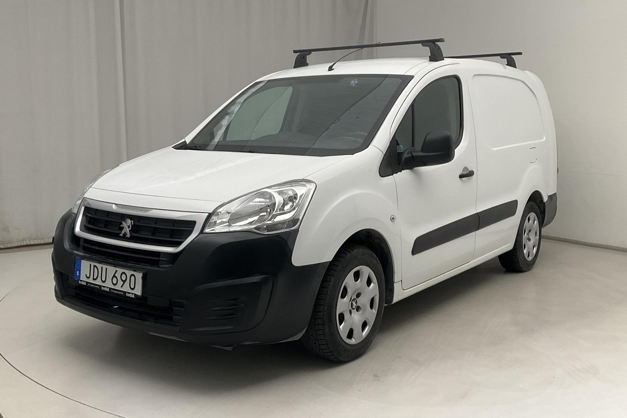 Peugeot Partner 1.6 BlueHDI Skåp (100hk) - 74 660 km - Manual - white - 2016