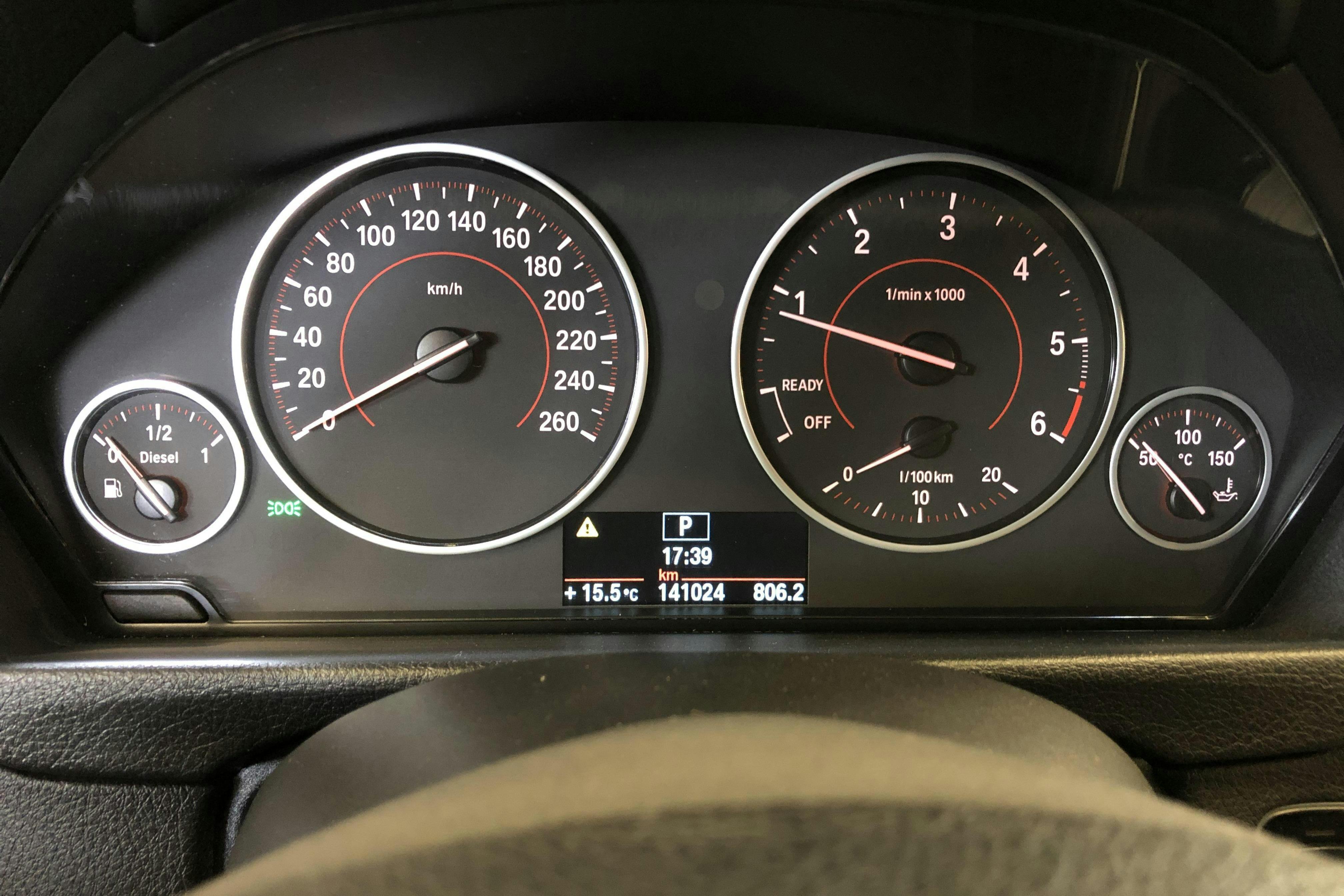 BMW 318d Touring, F31 (143hk) - 141 020 km - Automatic - gray - 2013