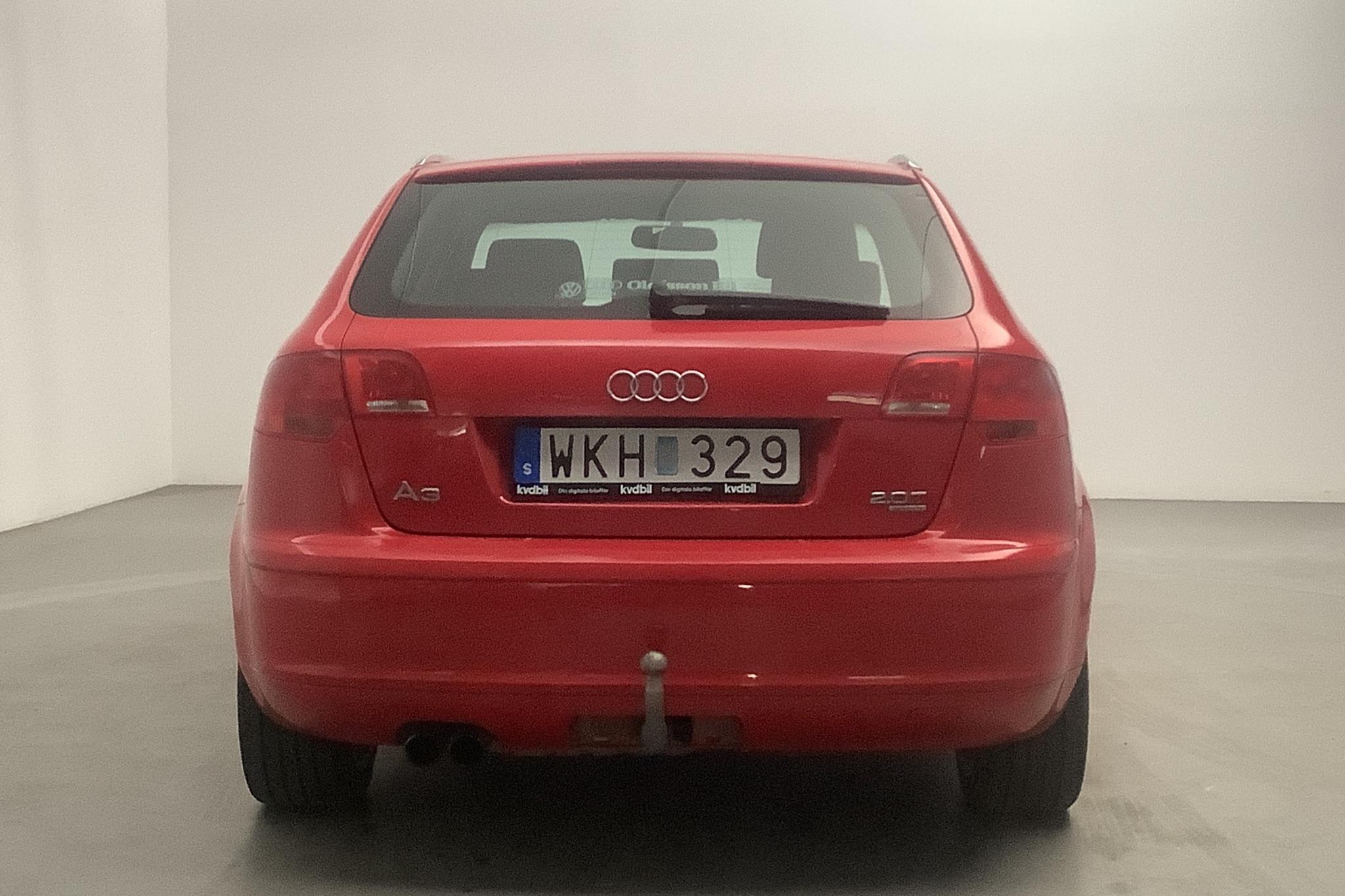 Audi A3 2.0 TFSI Sportback quattro (200hk) - 156 610 km - Manual - red - 2005