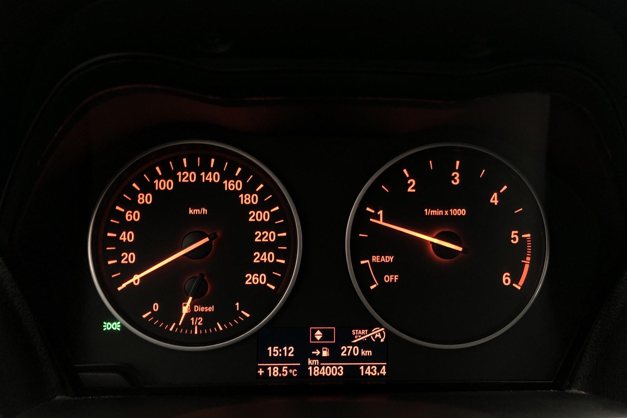 BMW 118d 5dr, F20 (143hk) - 184 000 km - Manual - gray - 2013