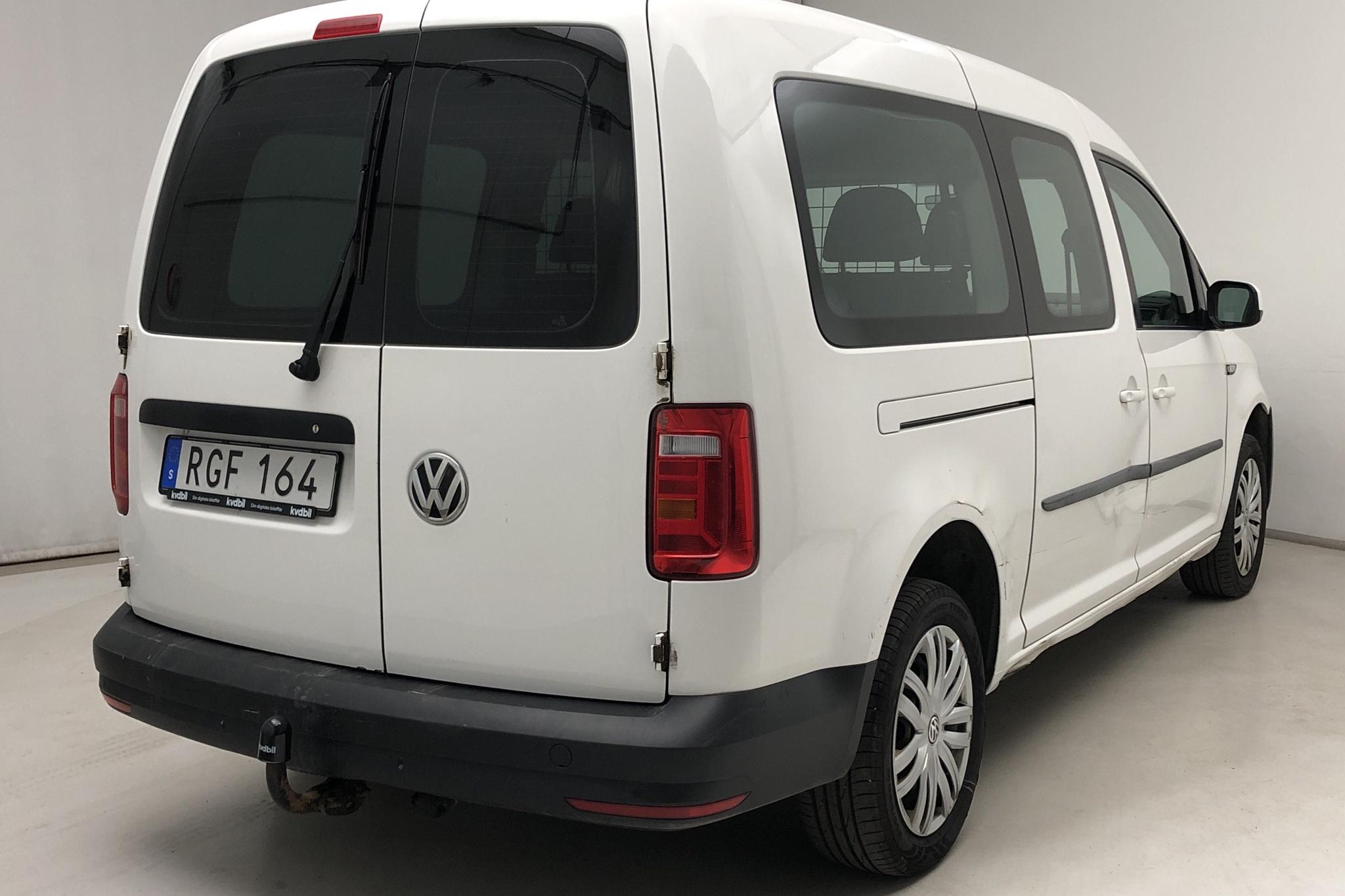 VW Caddy Maxi Life 1.4 TGI (110hk) - 14 127 mil - Automat - vit - 2017