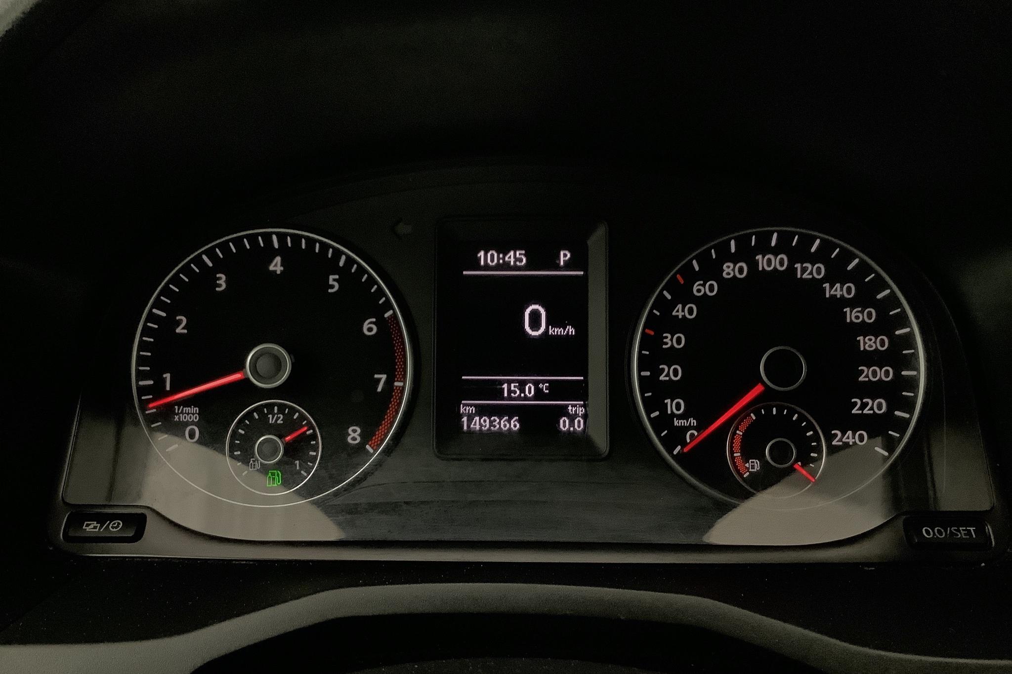 VW Caddy 1.4 TGI Maxi Skåp (110hk) - 14 937 mil - Automat - vit - 2017