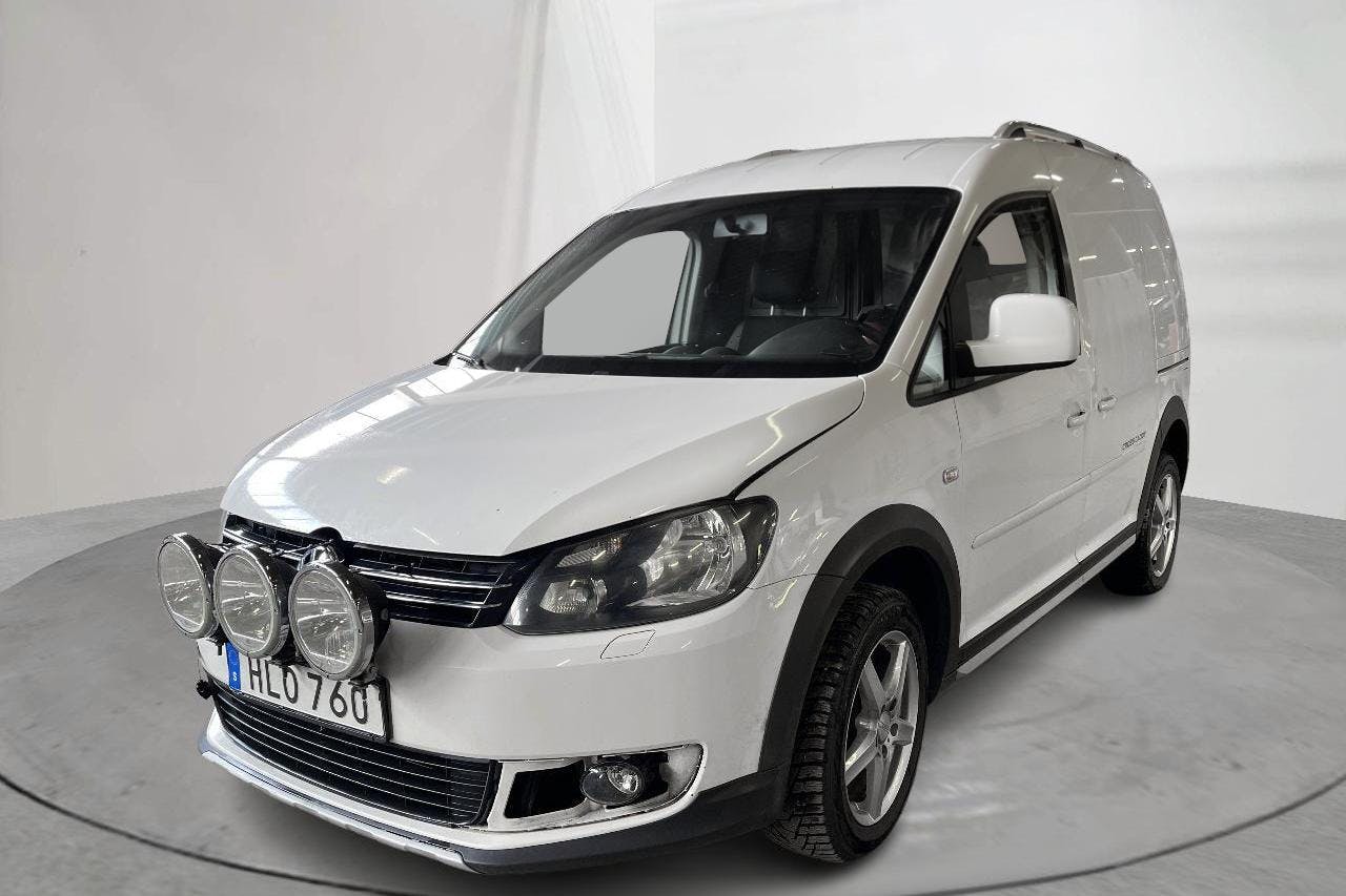 VW Caddy 2.0 TDI Skåp 4-motion (140hk) - 221 770 km - Automatic - white - 2014