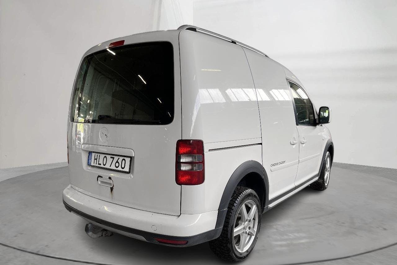 VW Caddy 2.0 TDI Skåp 4-motion (140hk) - 221 770 km - Automatic - white - 2014