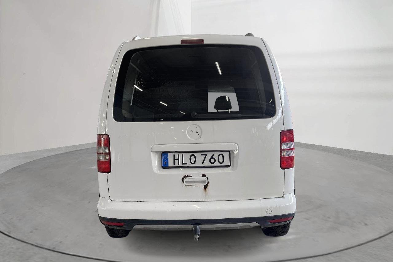 VW Caddy 2.0 TDI Skåp 4-motion (140hk) - 221 770 km - Automatic - white - 2014