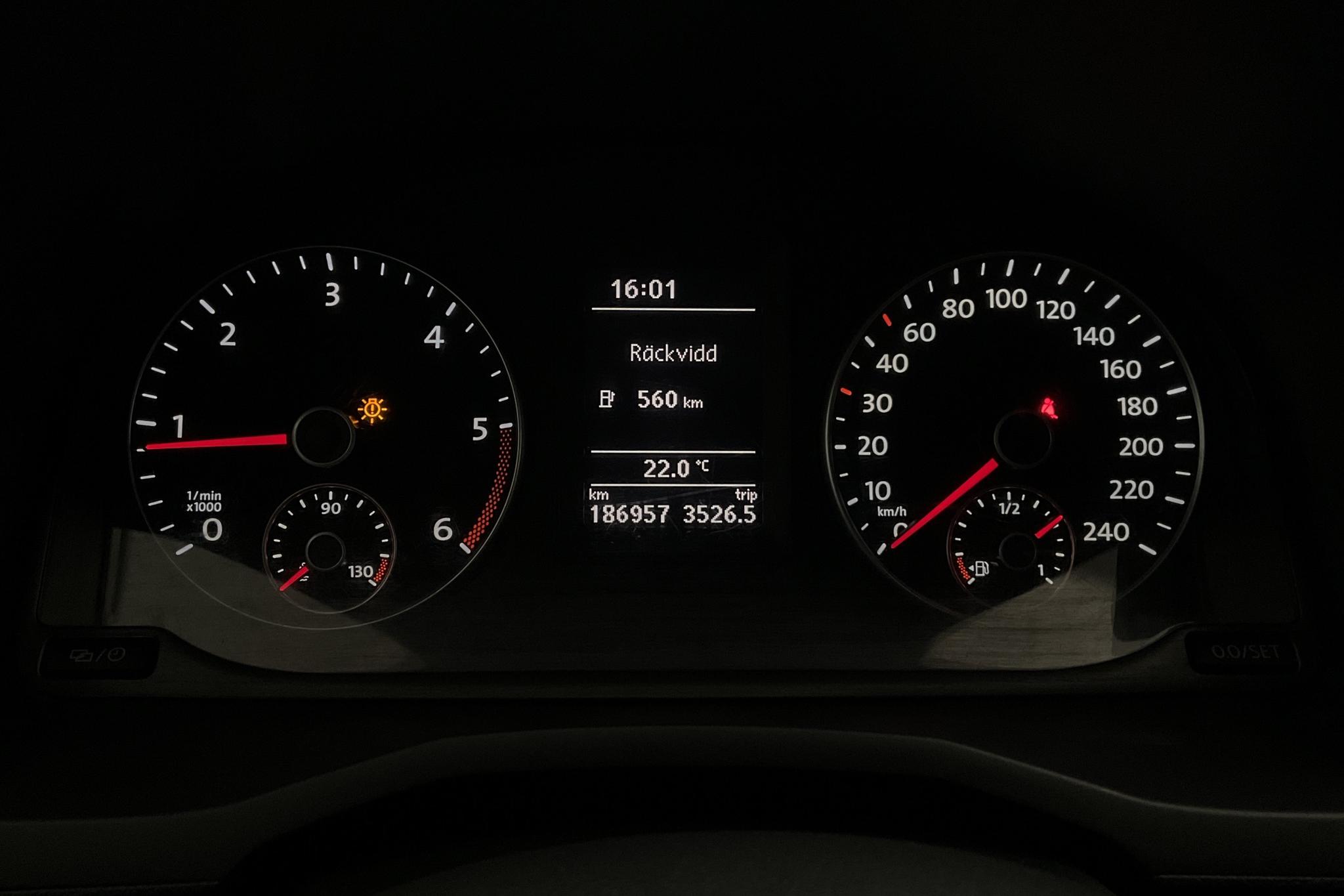 VW Caddy 2.0 TDI Maxi Skåp 4MOTION (122hk) - 186 950 km - Manual - white - 2016