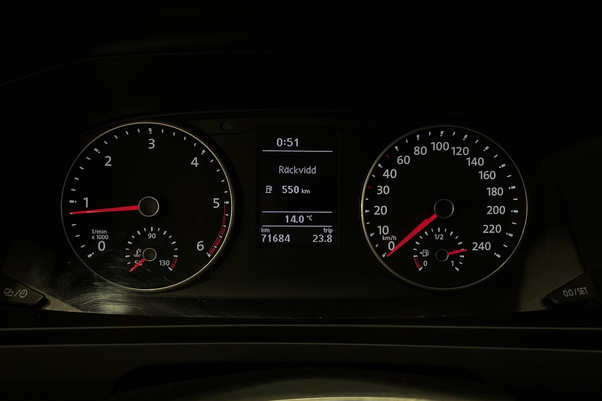 VW Transporter T6 2.0 TDI BMT Skåp 4MOTION (150hk) - 7 168 mil - Manuell - vit - 2018