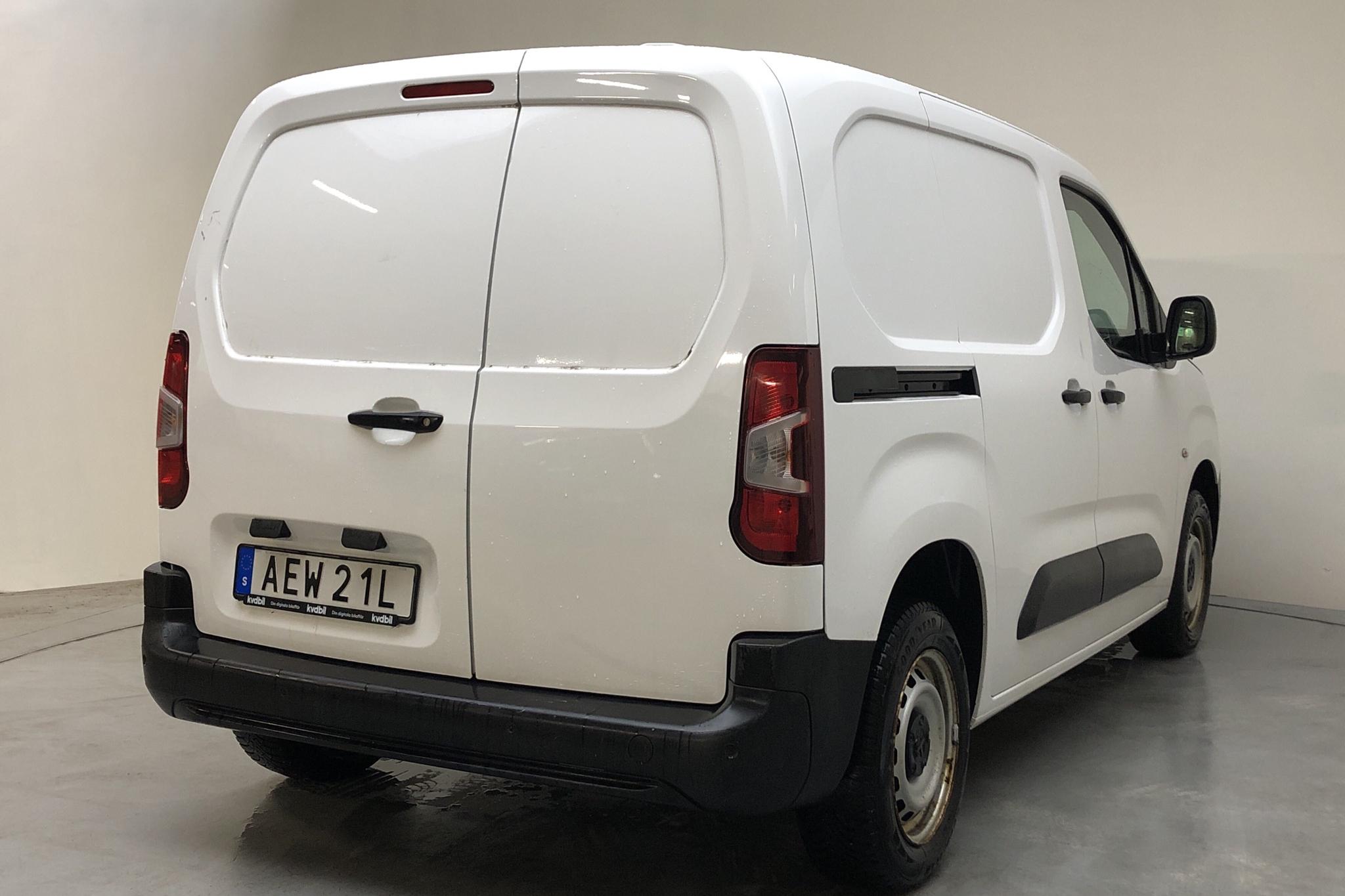 Peugeot Partner 1.5 HDI Skåp (100hk) - 10 322 mil - Manuell - vit - 2020