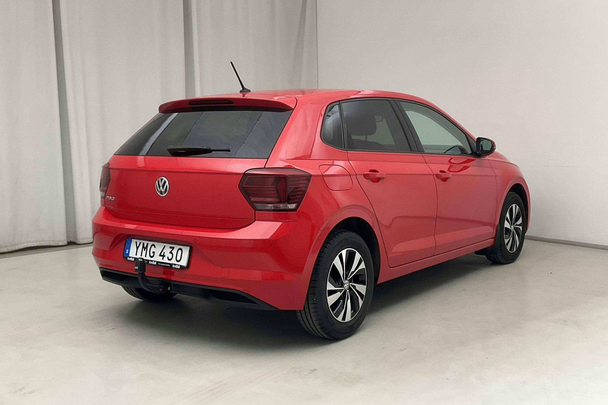 VW Polo 1.0 TSI 5dr (95hk) - 66 650 km - Manual - red - 2018