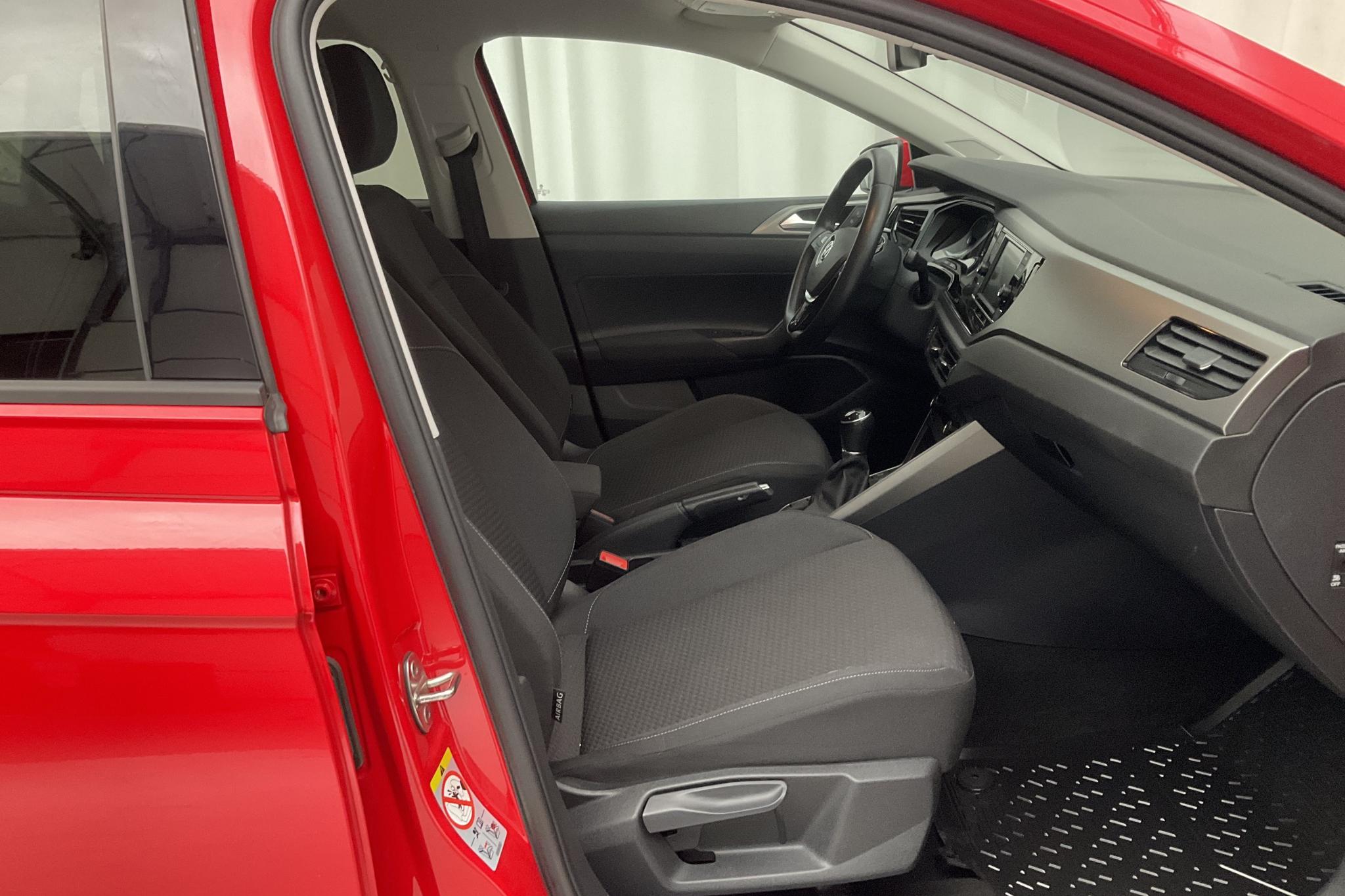 VW Polo 1.0 TSI 5dr (95hk) - 6 665 mil - Manuell - röd - 2018