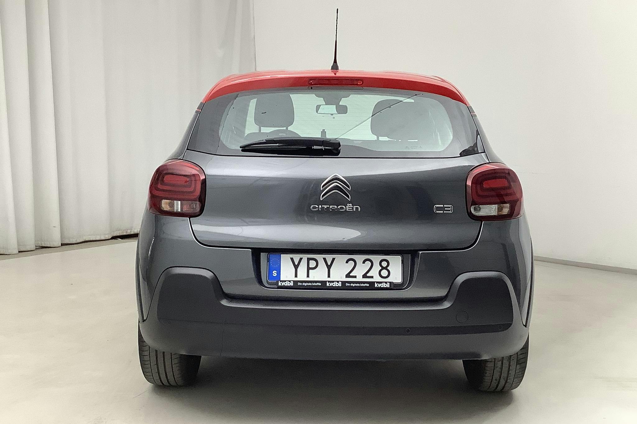 Citroen C3 PureTech (82hk) - 56 470 km - Manual - gray - 2018