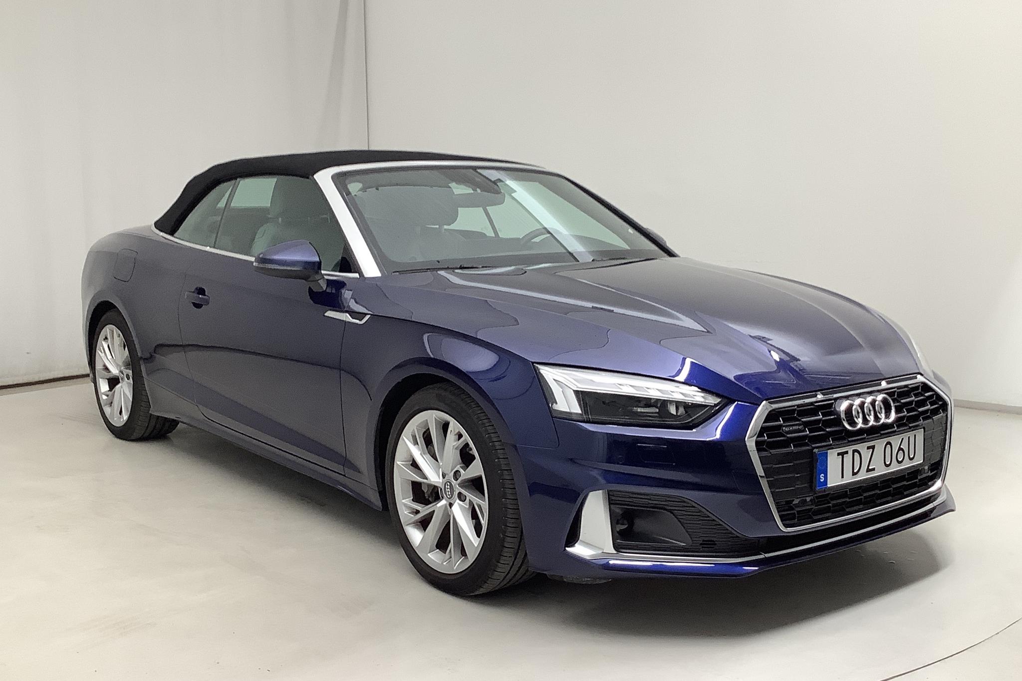 Audi A5 Cabriolet 45 TFSI quattro (245hk) - 8 720 km - Automatic - blue - 2020