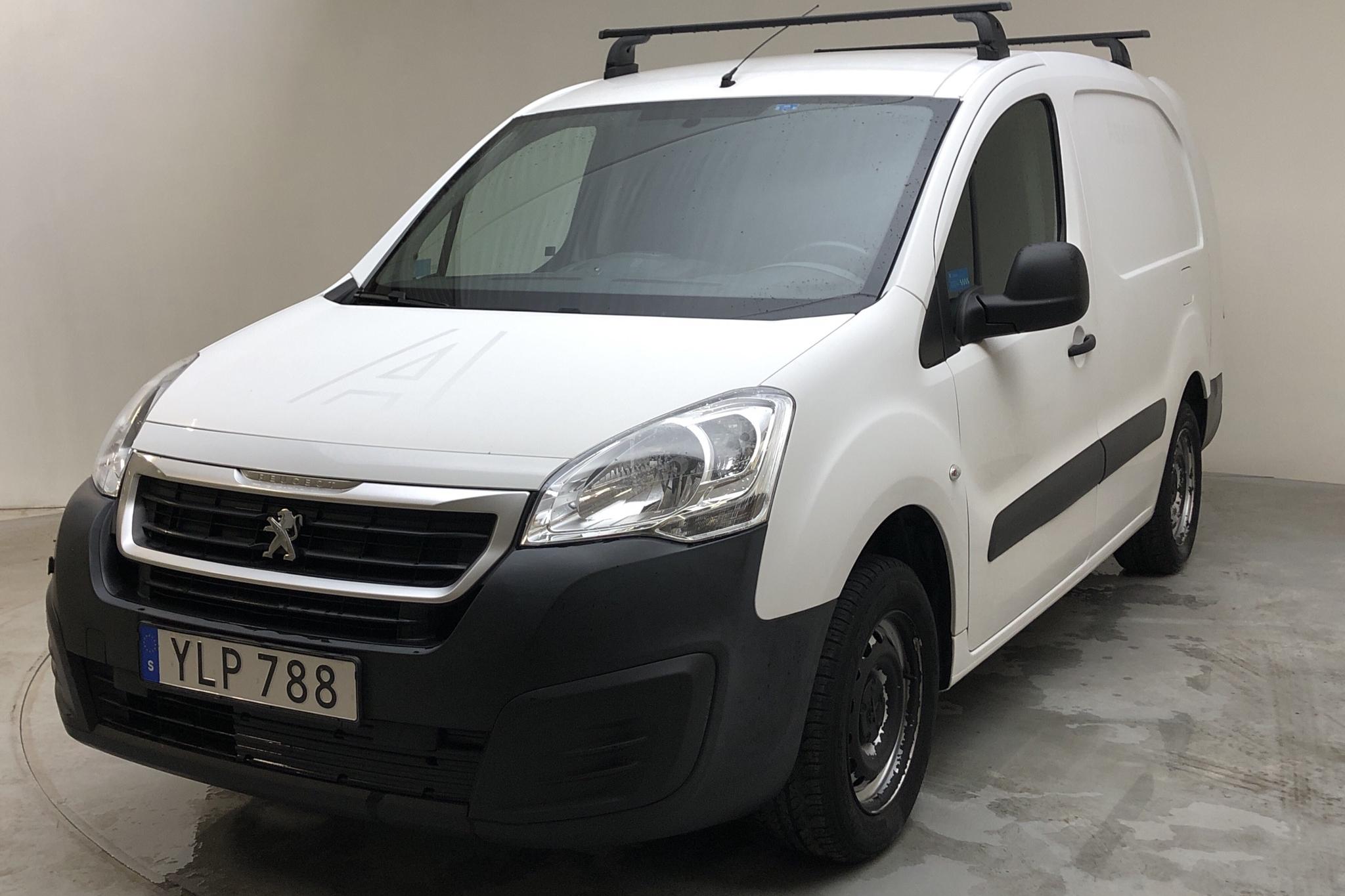 Peugeot Partner 1.6 BlueHDI Skåp (100hk) - 74 560 km - Manual - white - 2017