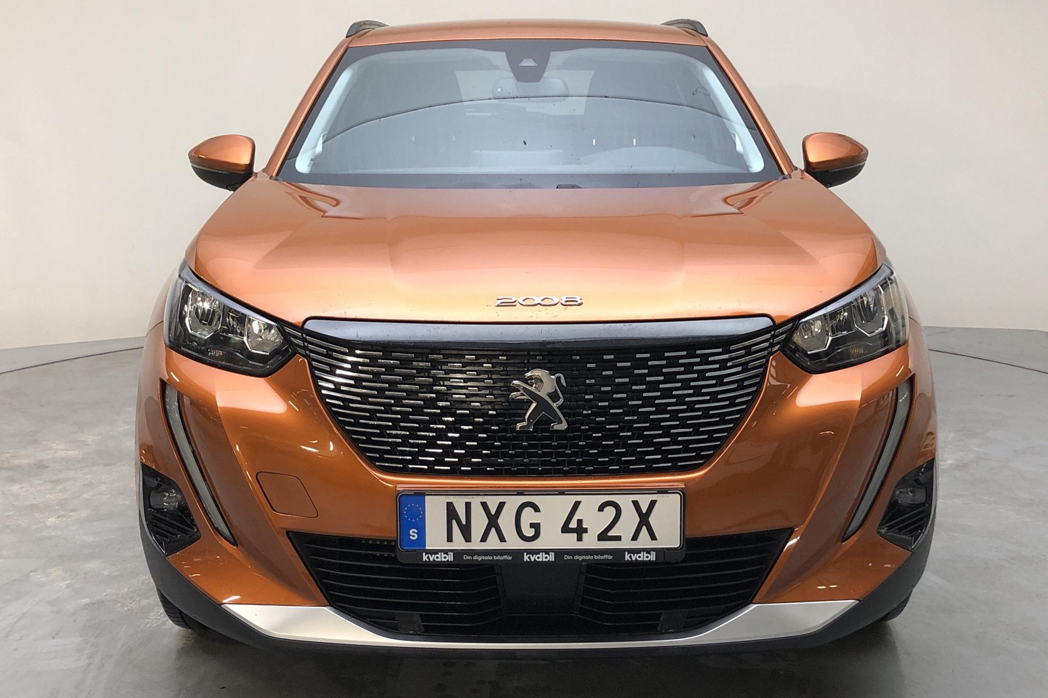 Peugeot 2008 PureTech (130hk) - 3 831 mil - Automat - orange - 2021