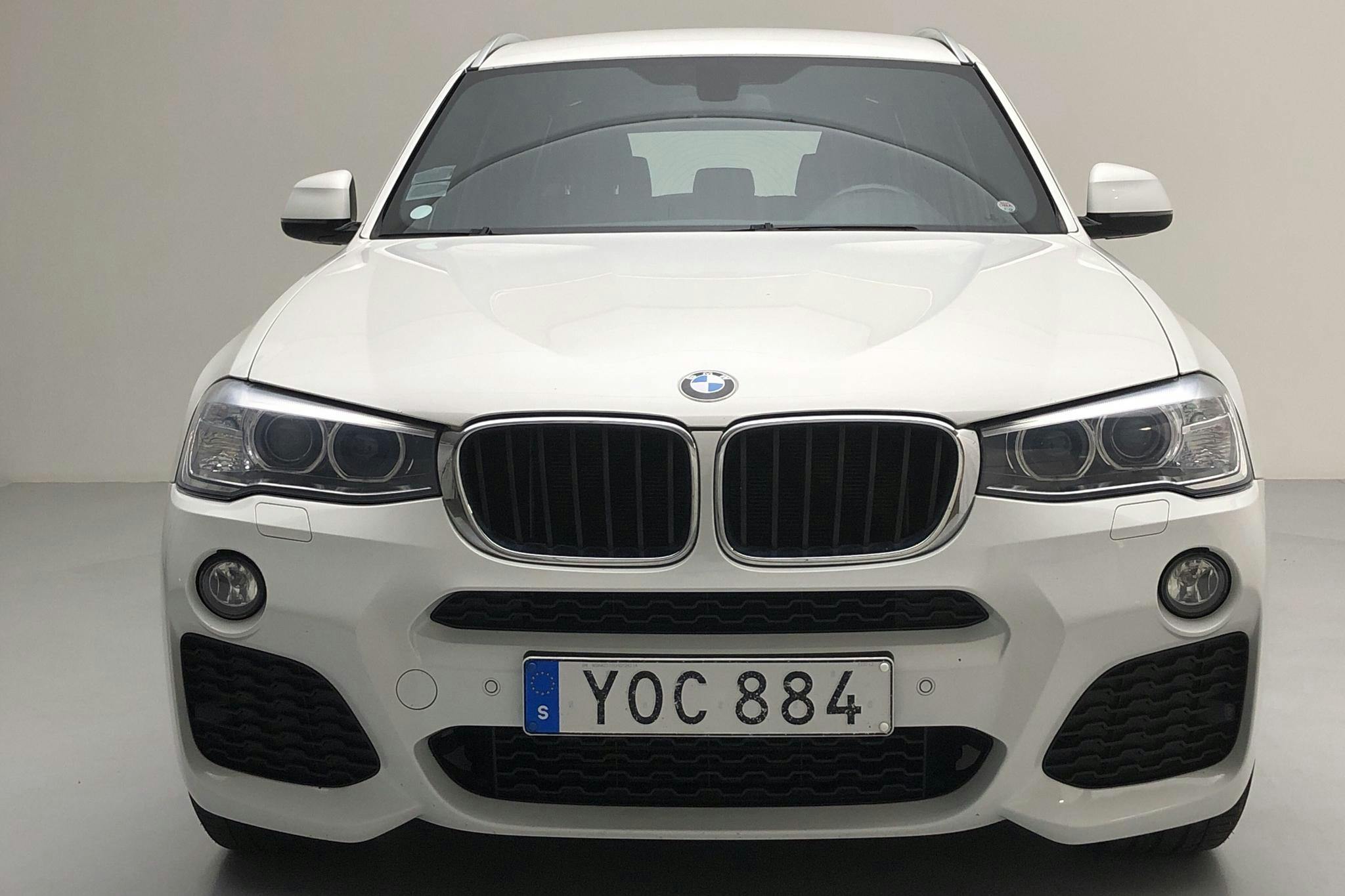 BMW X3 xDrive20d, F25 (190hk) - 135 140 km - Automatic - white - 2017