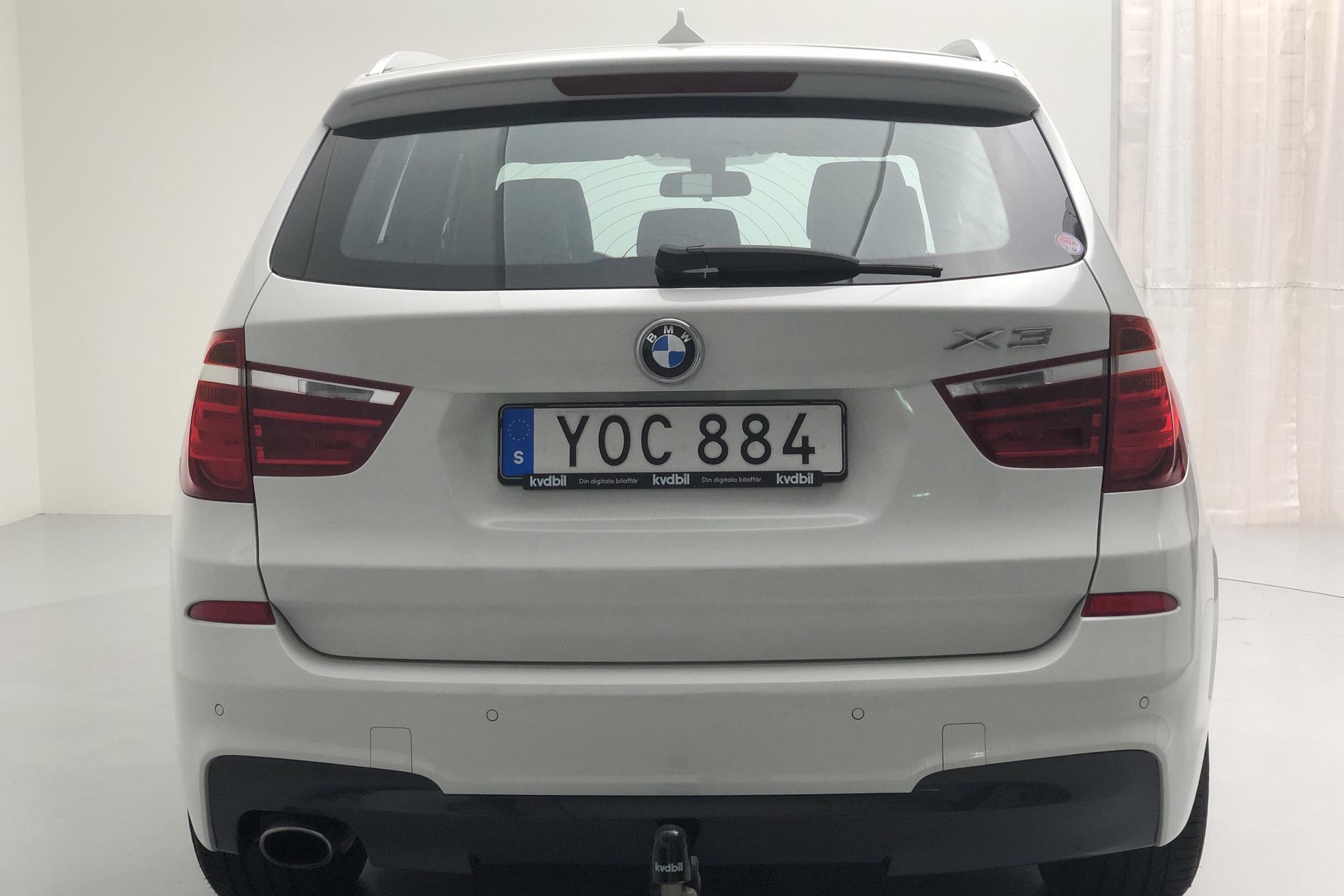 BMW X3 xDrive20d, F25 (190hk) - 13 514 mil - Automat - vit - 2017